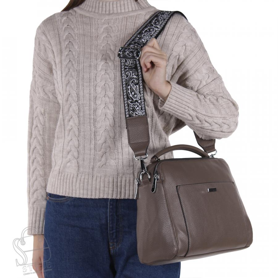 Сумка женская 575773 brown Velina Fabbiano-Safenta