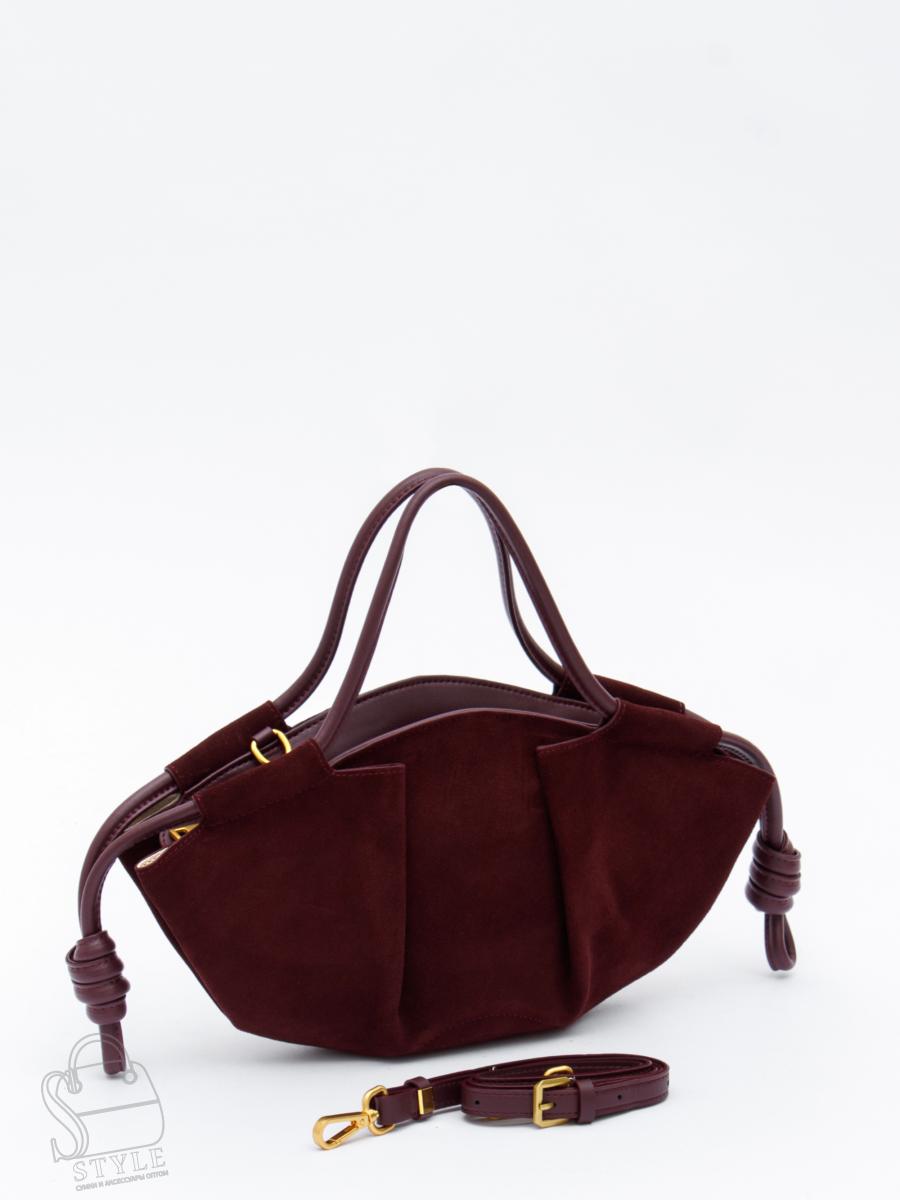 Сумка женская кожаная 99071-1NN wine red Natale Navetta