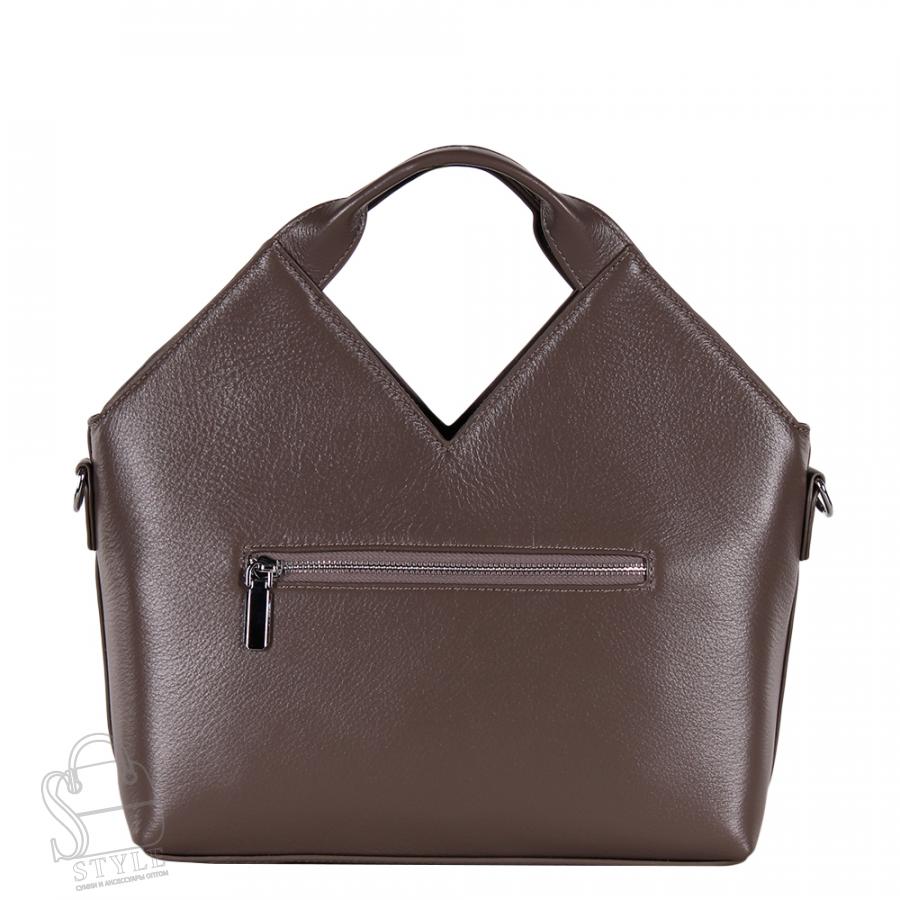 Сумка женская кожаная 6606VG gray Vitelli Grassi