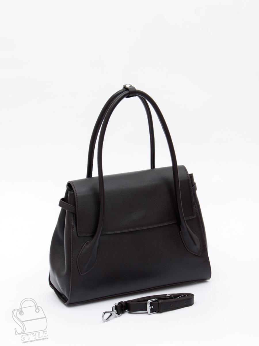 Сумка женская кожаная 2424Y coffee Polina&Eiterou