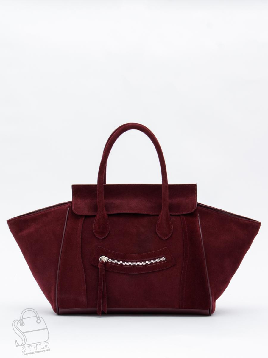 Сумка женская кожаная 999027NN wine red Natale Navetta