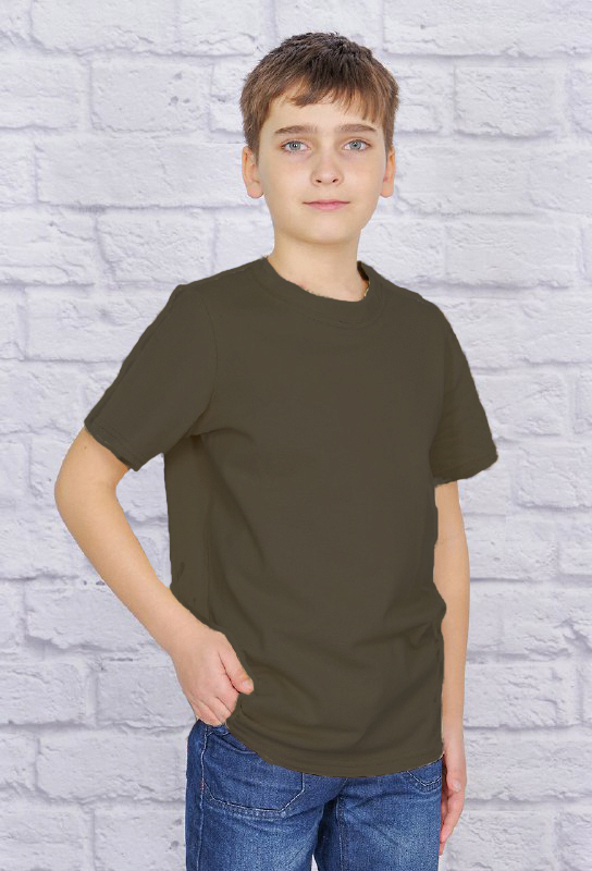 Футболка из пике, подросток РАСПРОДАЖА (чёрный)