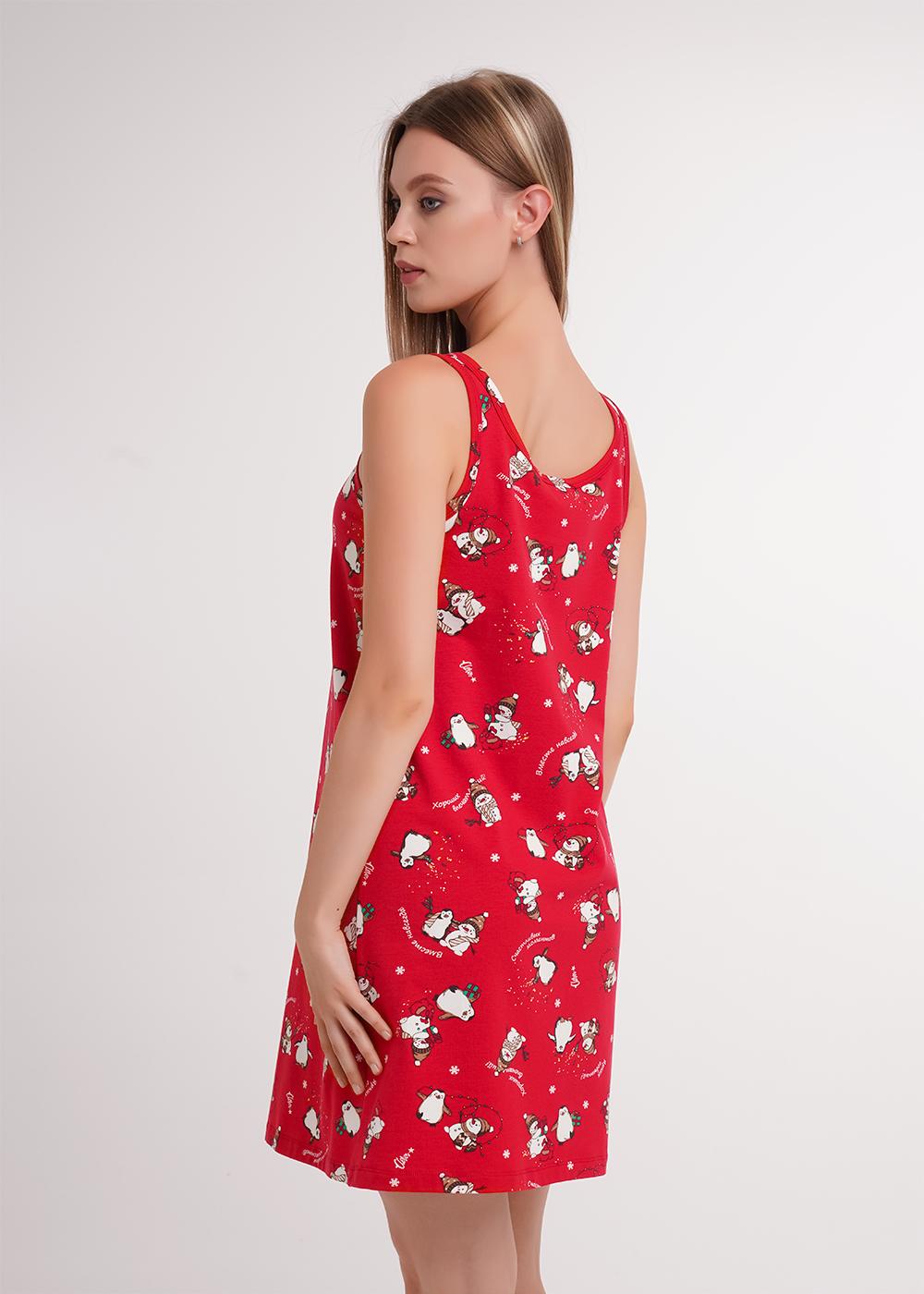 CLE LS15-1202 Сорочка ночн. жен. Конфетти