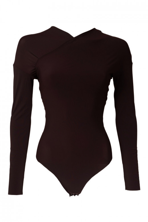 Боди секси/грация Rose&petal Lingerie 6001 Шоколадный