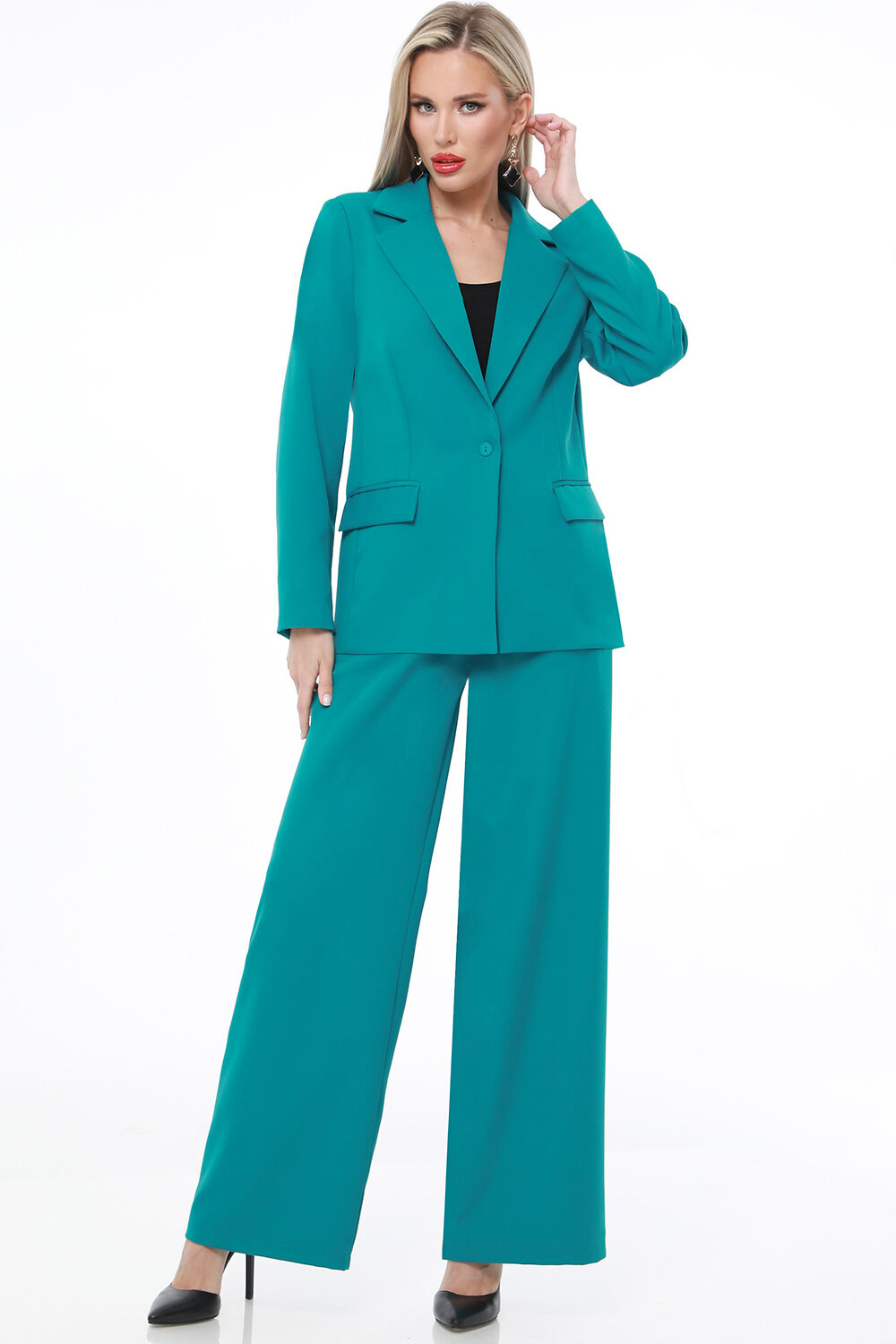 ст. цена4400руб.! DStrend Костюм К-1023Бирюзовый