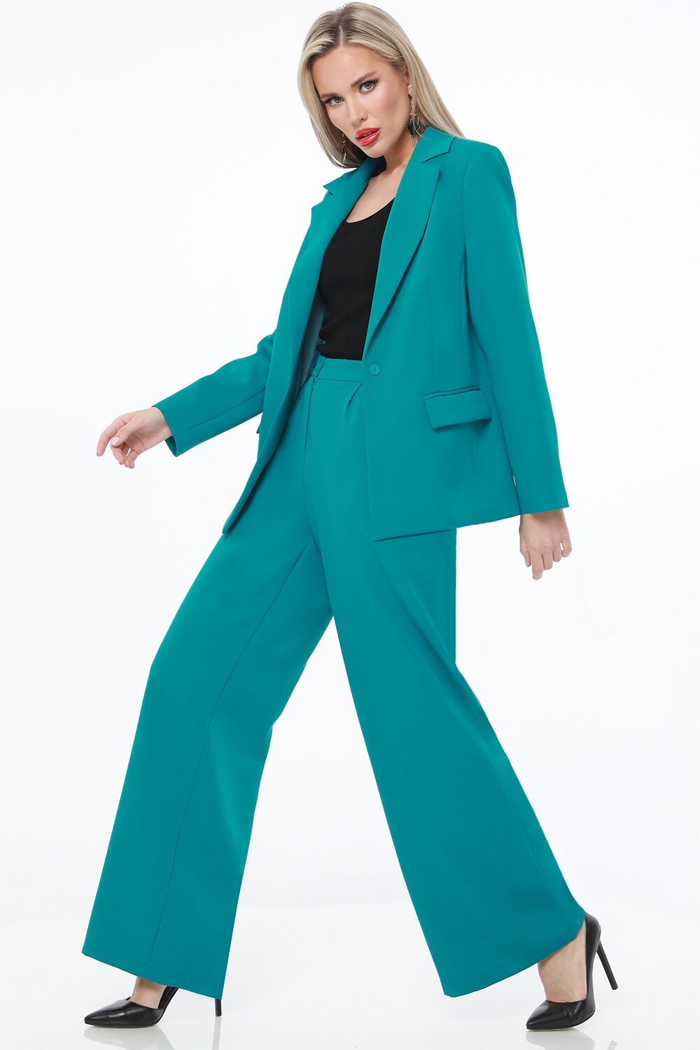 ст. цена4400руб.! DStrend Костюм К-1023Бирюзовый