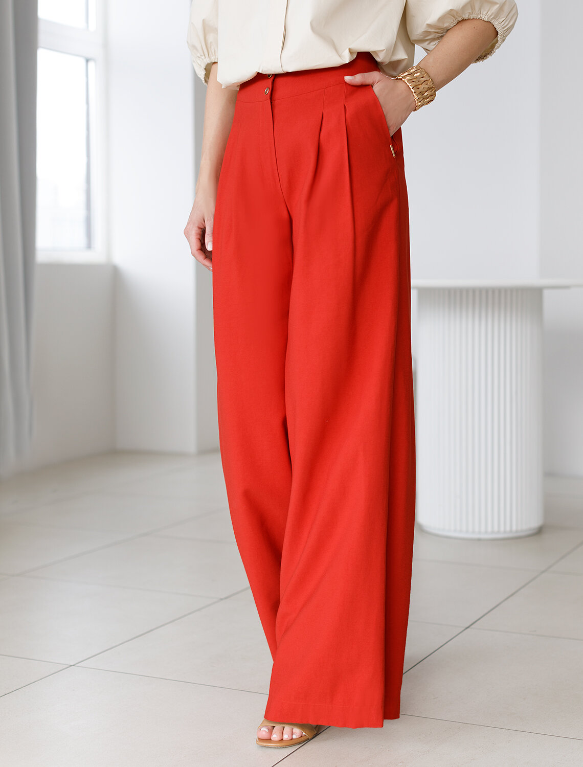 ст. цена2890руб.! VILATTE Брюки D24.267терракотовый