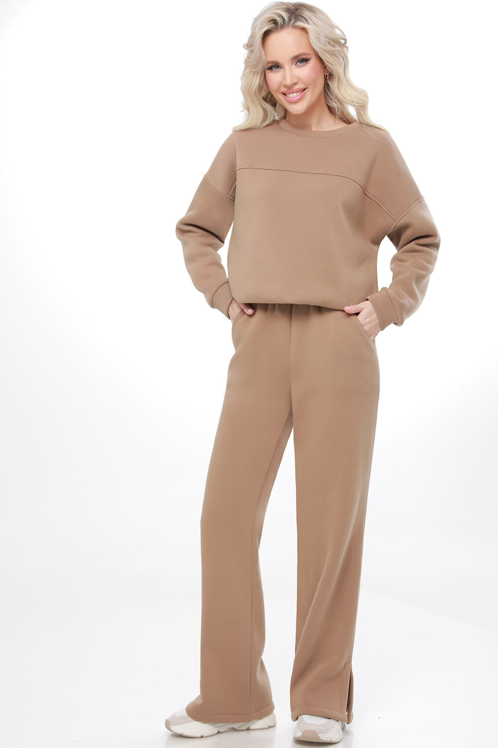 ст. цена2464руб.! DStrend Костюм К-0967Светло-коричневый