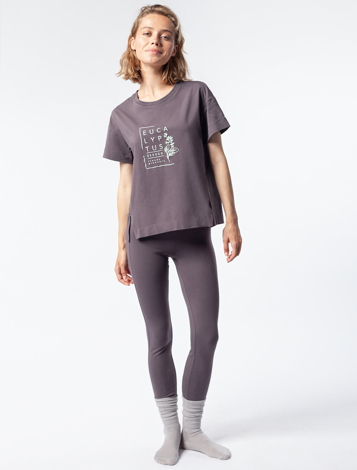 ст. цена1390руб.! VILATTE Футболка D49.007темно-серый_eucalyptus