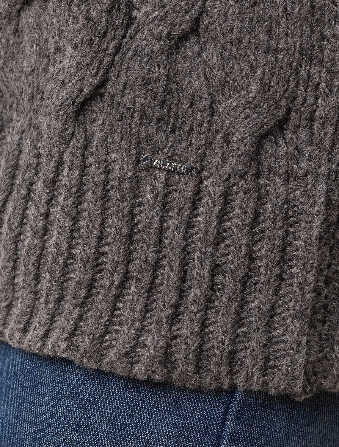 ст. цена3290руб.! VILATTE Джемпер D39.333кофе меланж