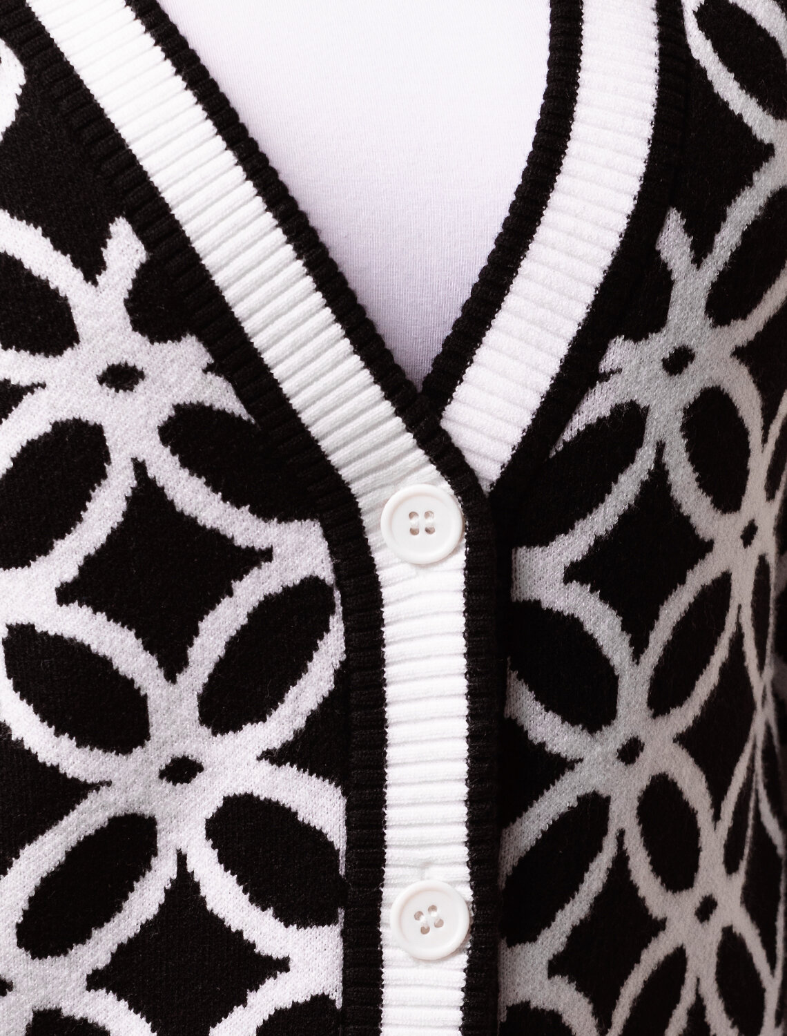 ст. цена3190руб.! VILATTE Жакет D31.130черный-белый