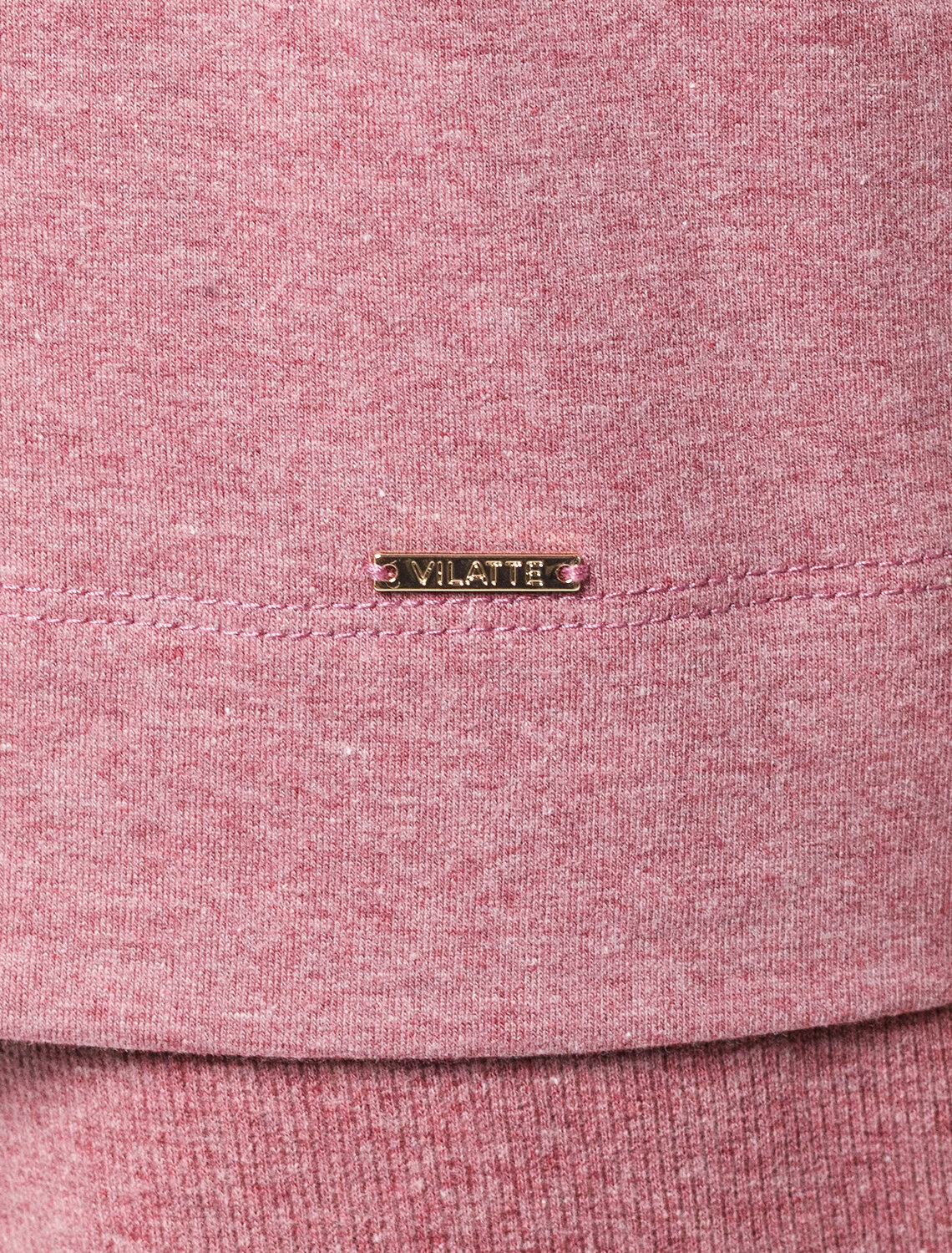 ст. цена1350руб.! VILATTE Футболка D49.004темно-розовый меланж
