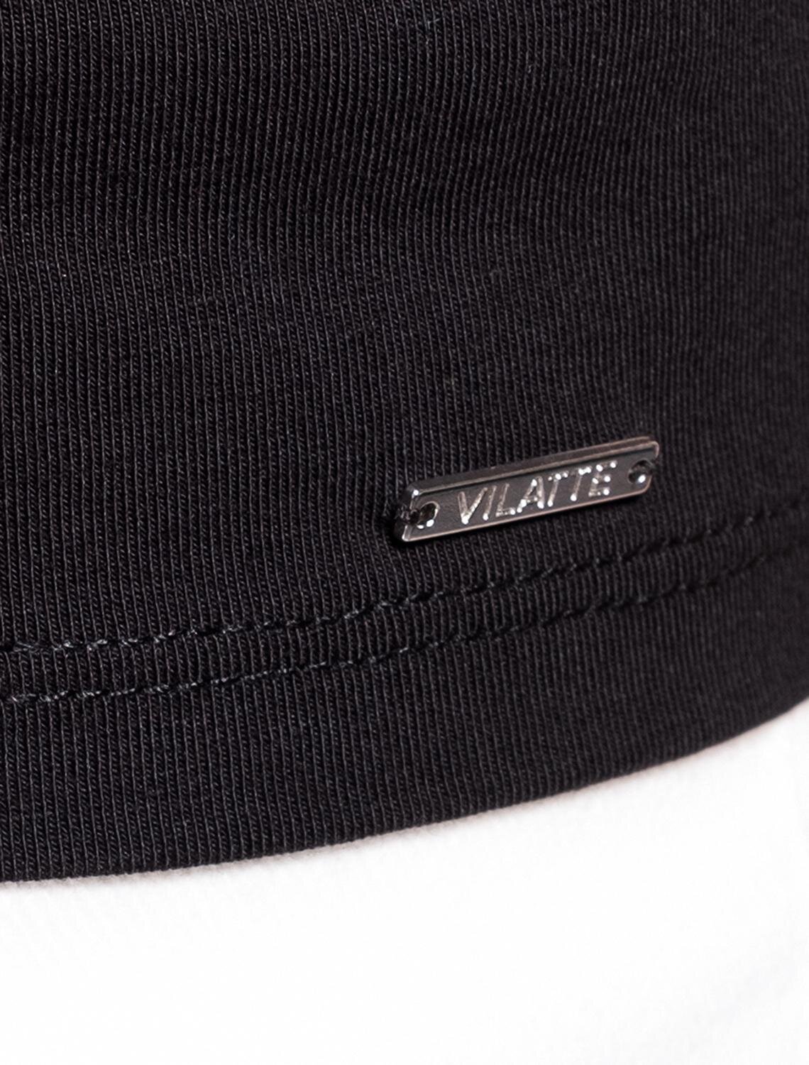 ст. цена1350руб.! VILATTE Футболка D49.020черный_коралл