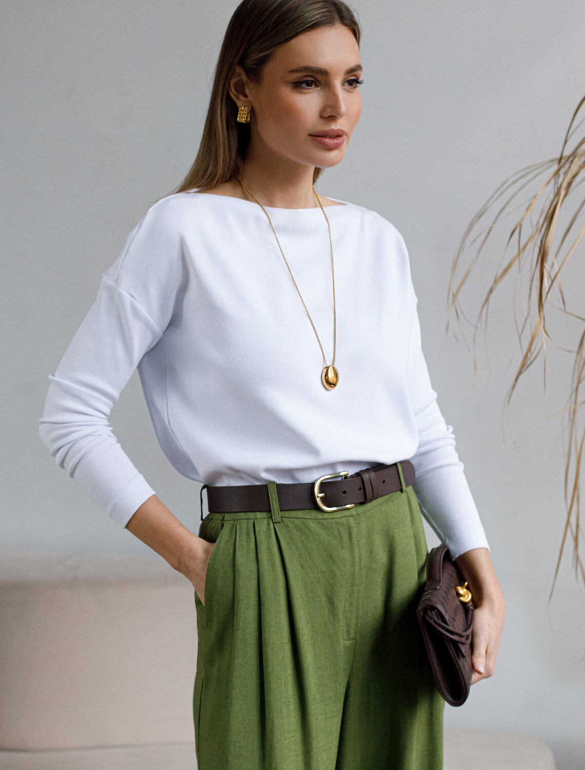 ст. цена1790руб.! VILATTE Джемпер D49.047белый