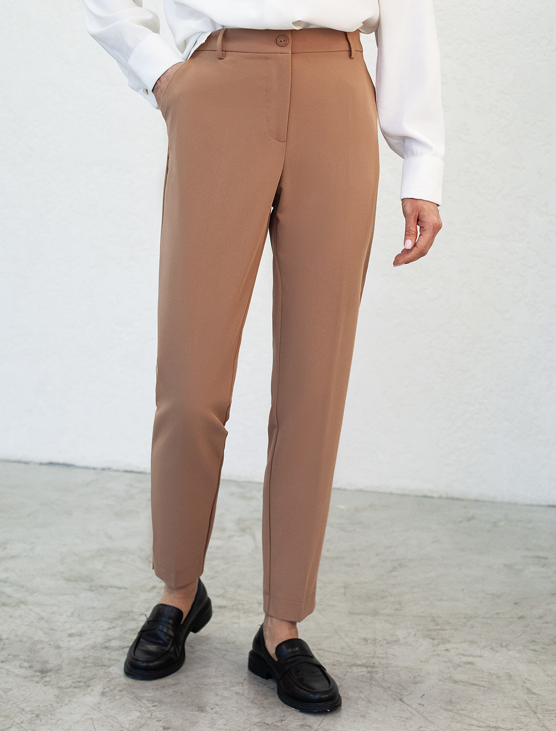 ст. цена2390руб.! VILATTE Брюки D24.523темно-бежевый