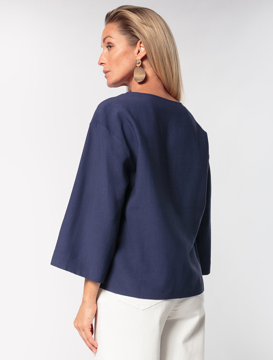 ст. цена1790руб.! VILATTE Блузка D29.240дымчатый синий