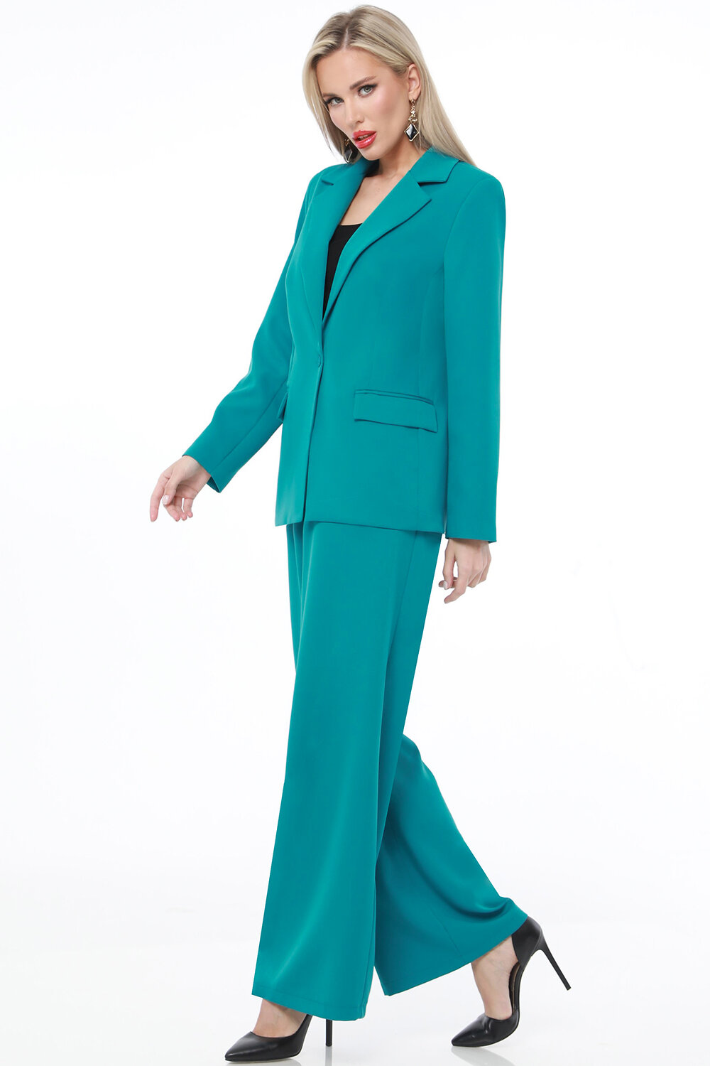 ст. цена4400руб.! DStrend Костюм К-1023Бирюзовый