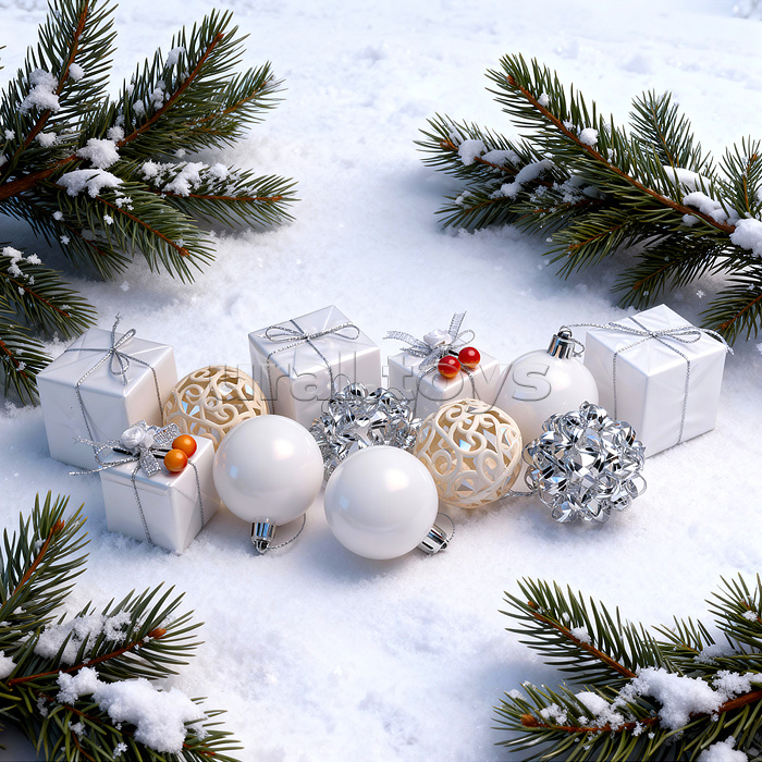 Набор новогодних украшений