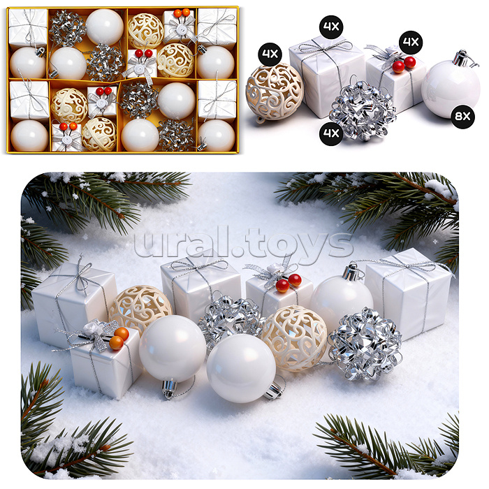 Набор новогодних украшений