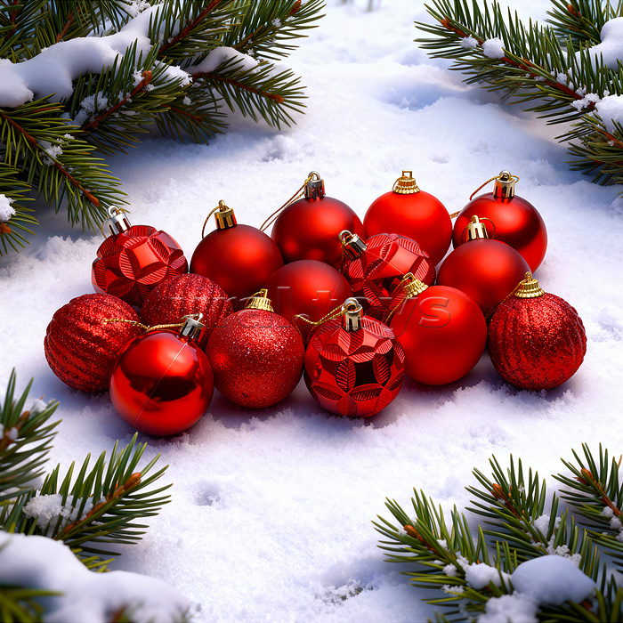 Набор новогодних украшений