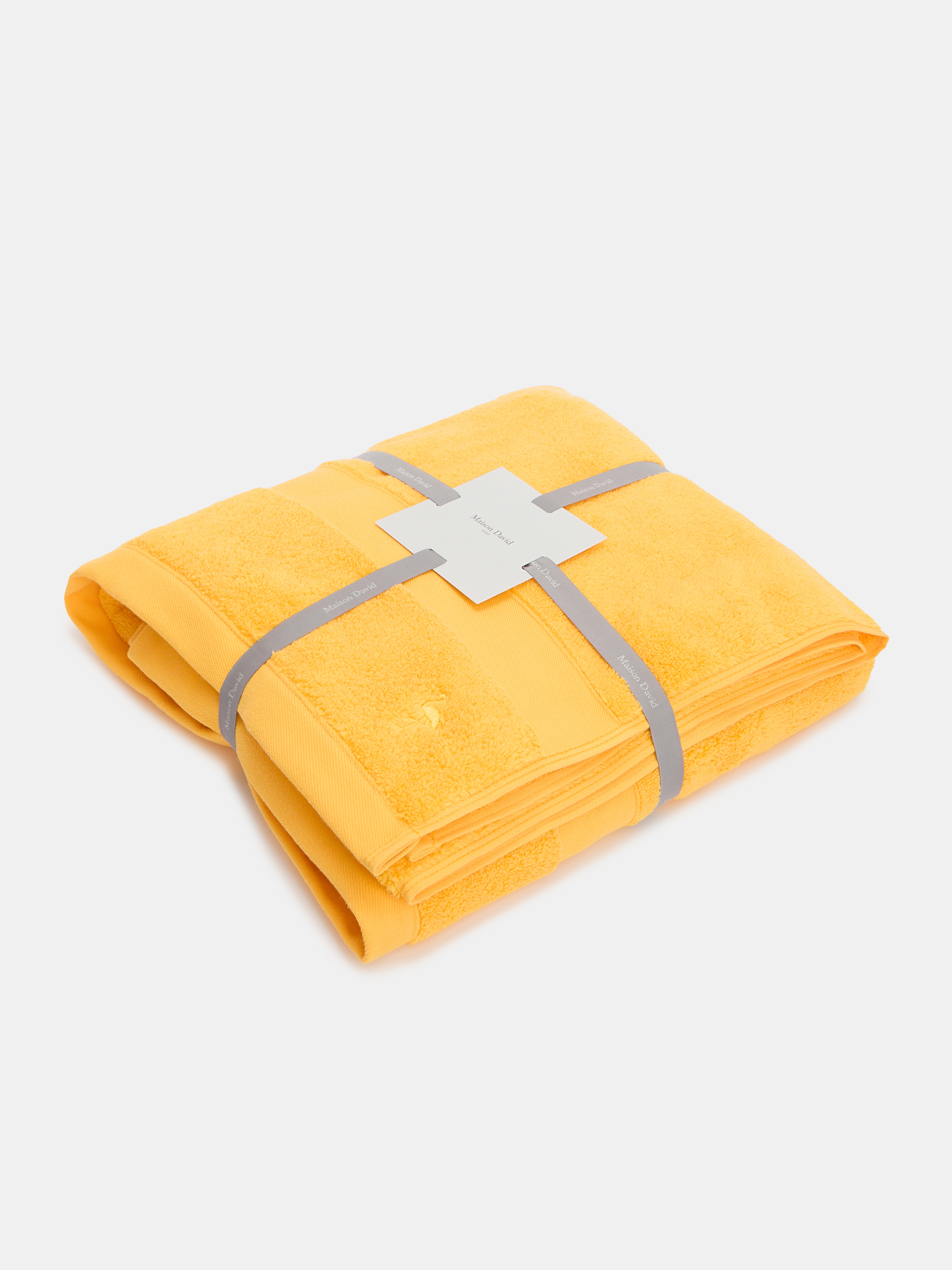 Махровое банное полотенце 100x150 MAISON DAVID 4284431, светло-оранжевый