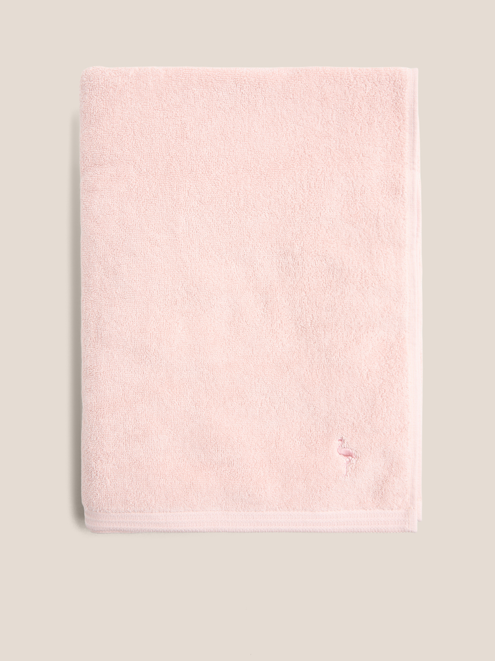 Махровое полотенце-покрывало 100x180 MAISON DAVID 4691378, светло-розовый