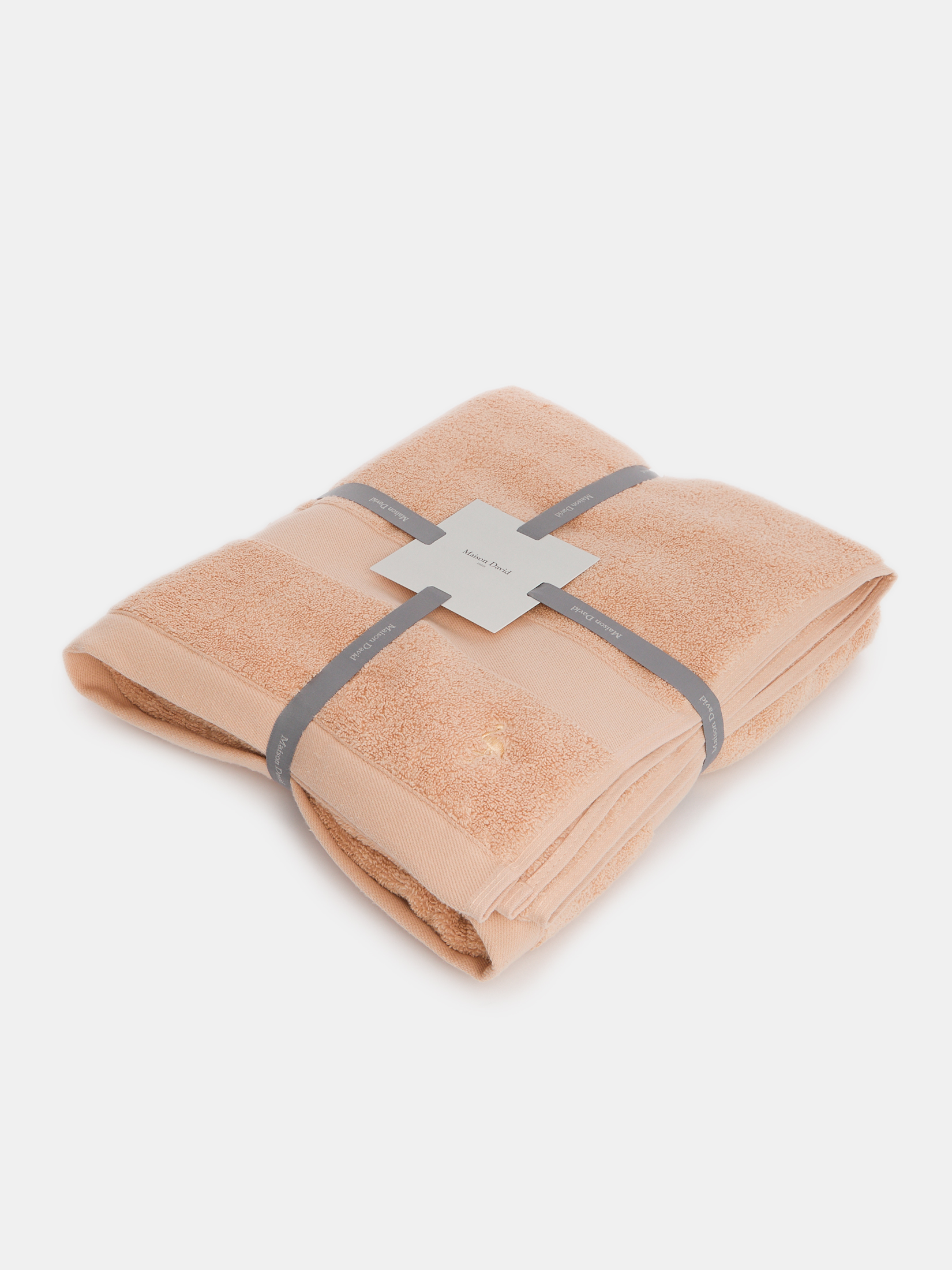 Махровое банное полотенце 100x150 MAISON DAVID 4284989, бежевый