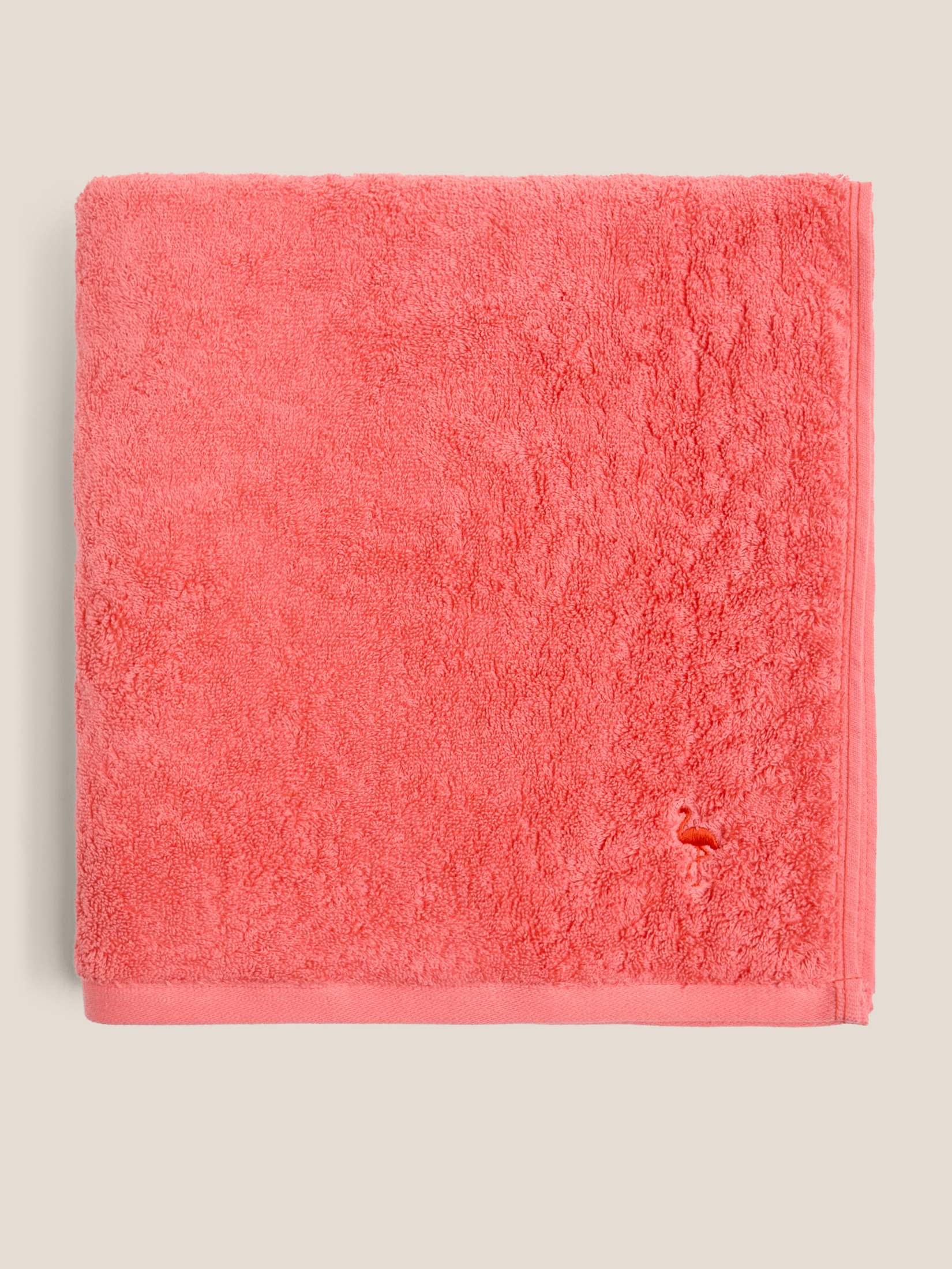 Махровое банное полотенце 70x140 MAISON DAVID 4691866, коралловый