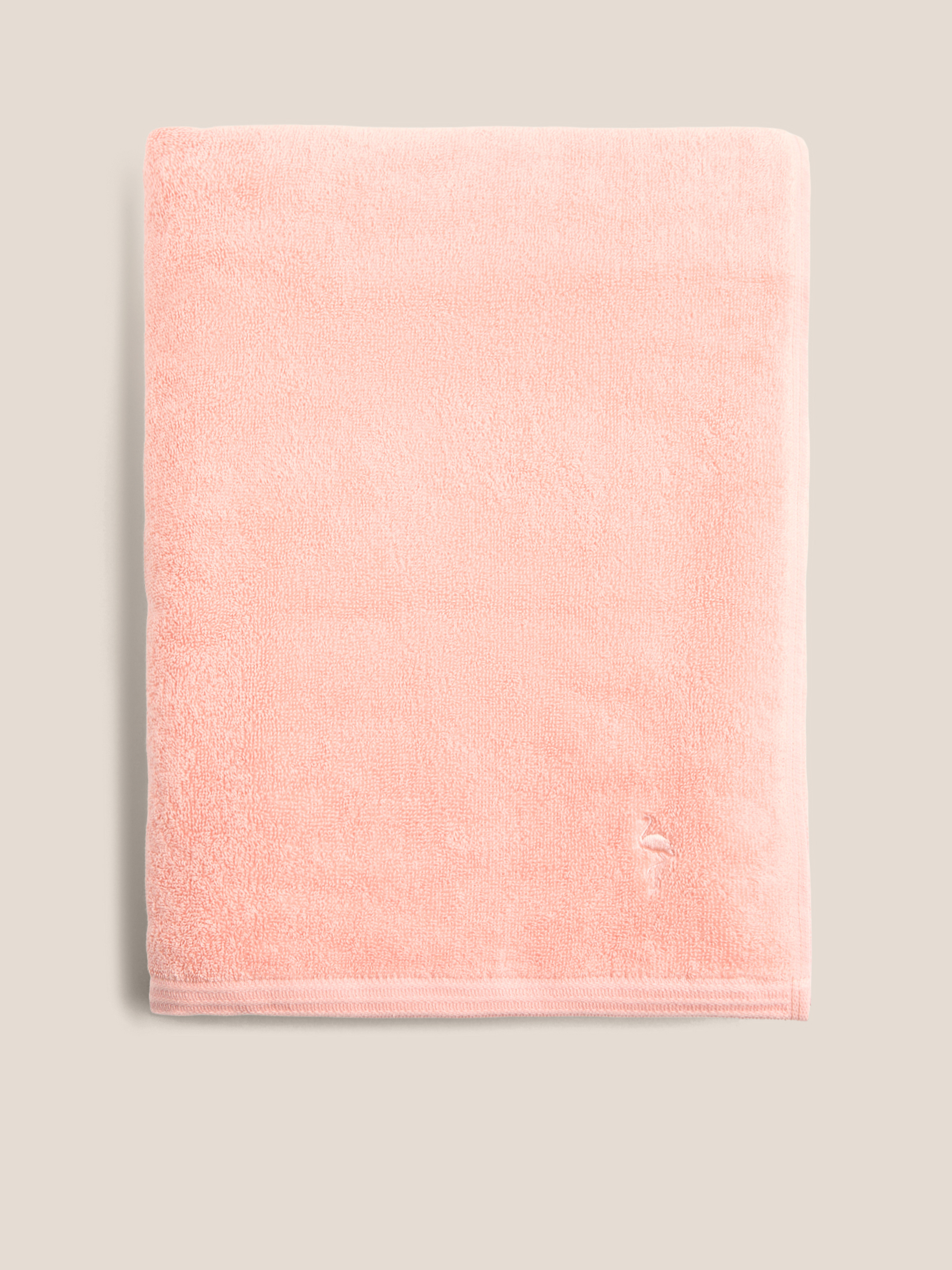 Махровое полотенце-покрывало 100x180 MAISON DAVID 4691316, персиковый