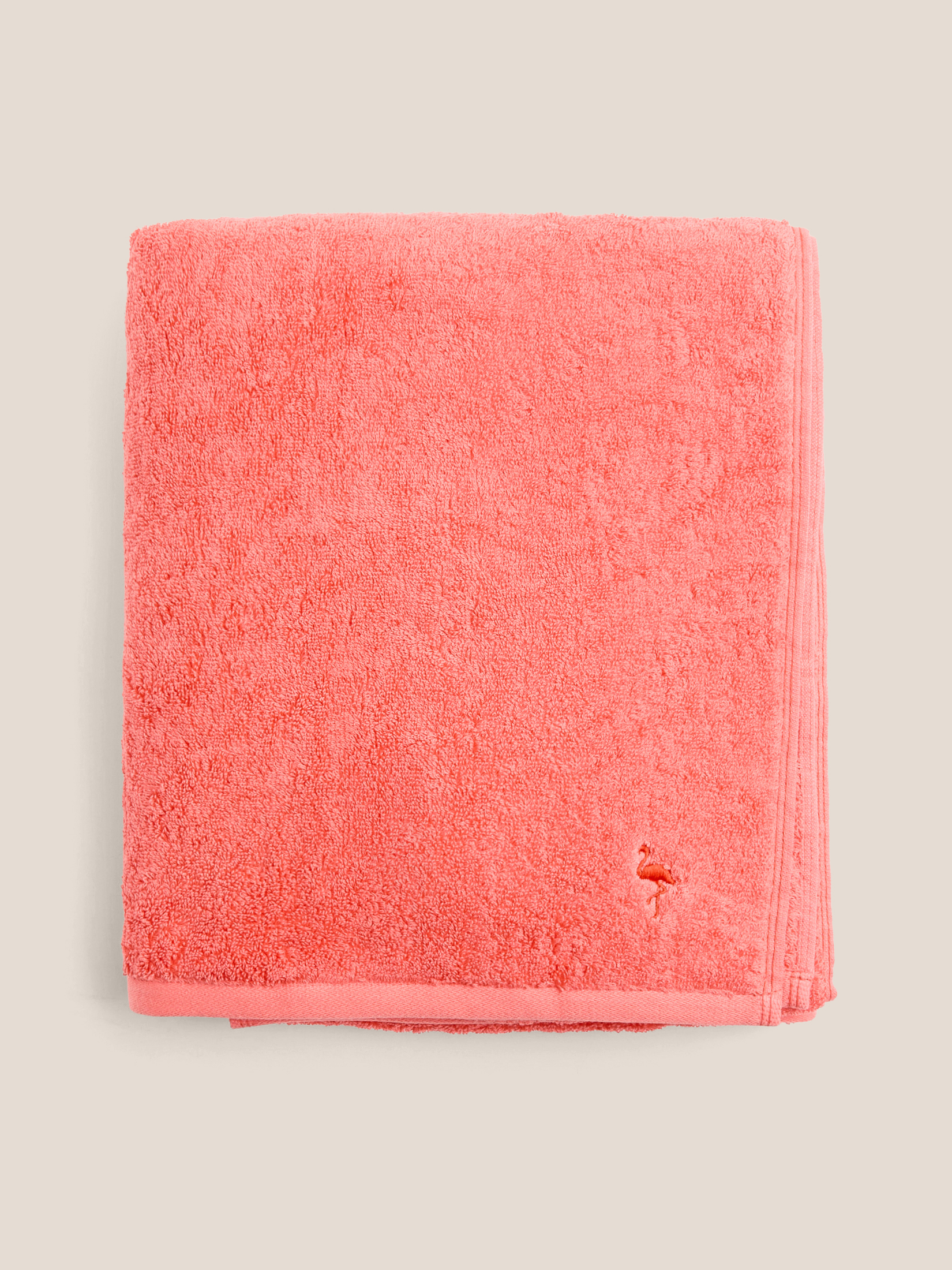 Махровое банное полотенце 100x150 MAISON DAVID 4692149, коралловый