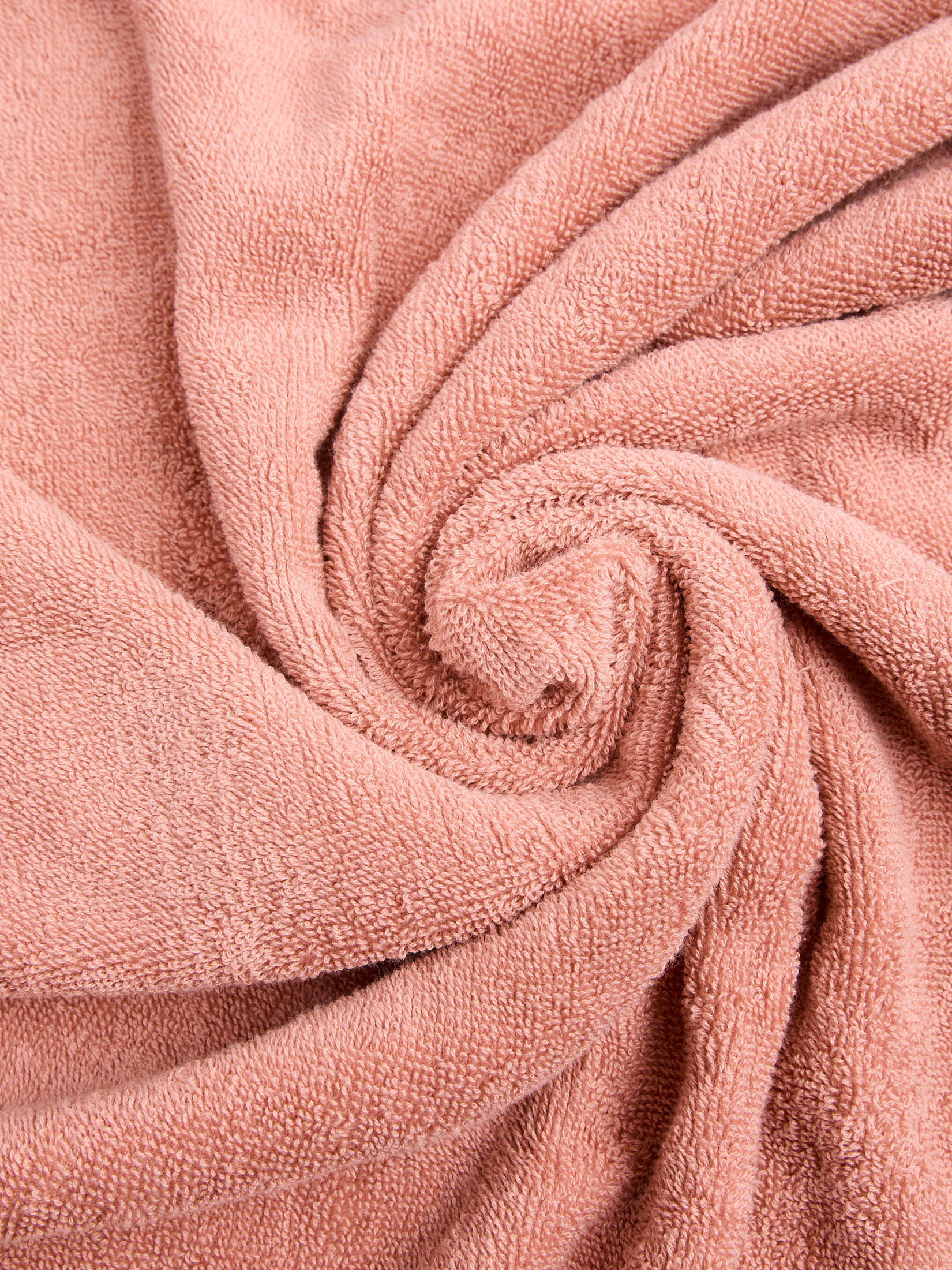 Махровое банное полотенце 50x100 MAISON DAVID 4690582, бежево-розовый