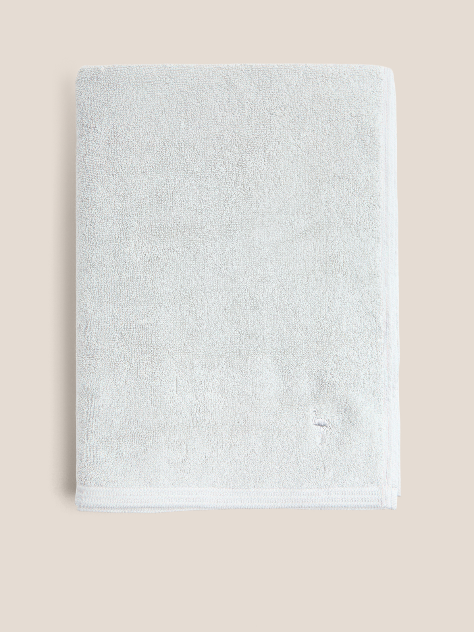 Махровое полотенце-покрывало 100x180 MAISON DAVID 4691300, зеленовато-серый