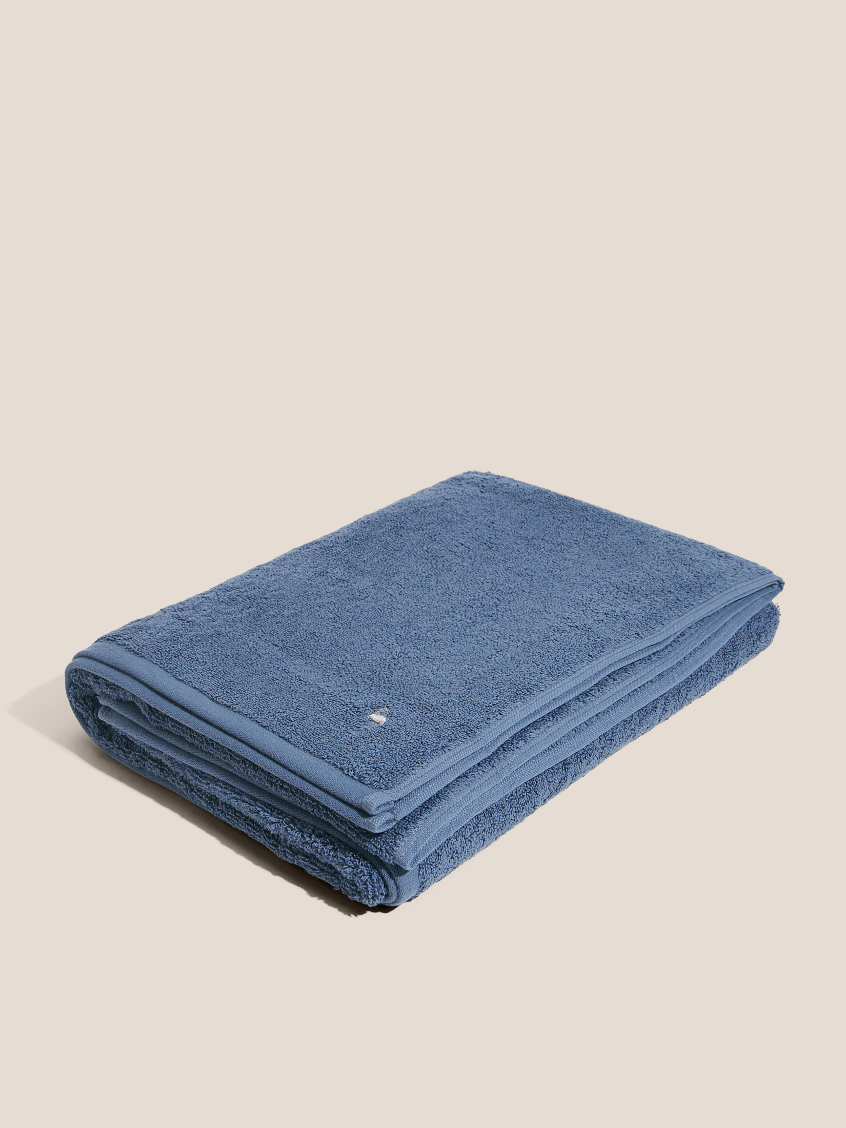 Махровое полотенце-покрывало 100x180 MAISON DAVID 4692337, серо-синий