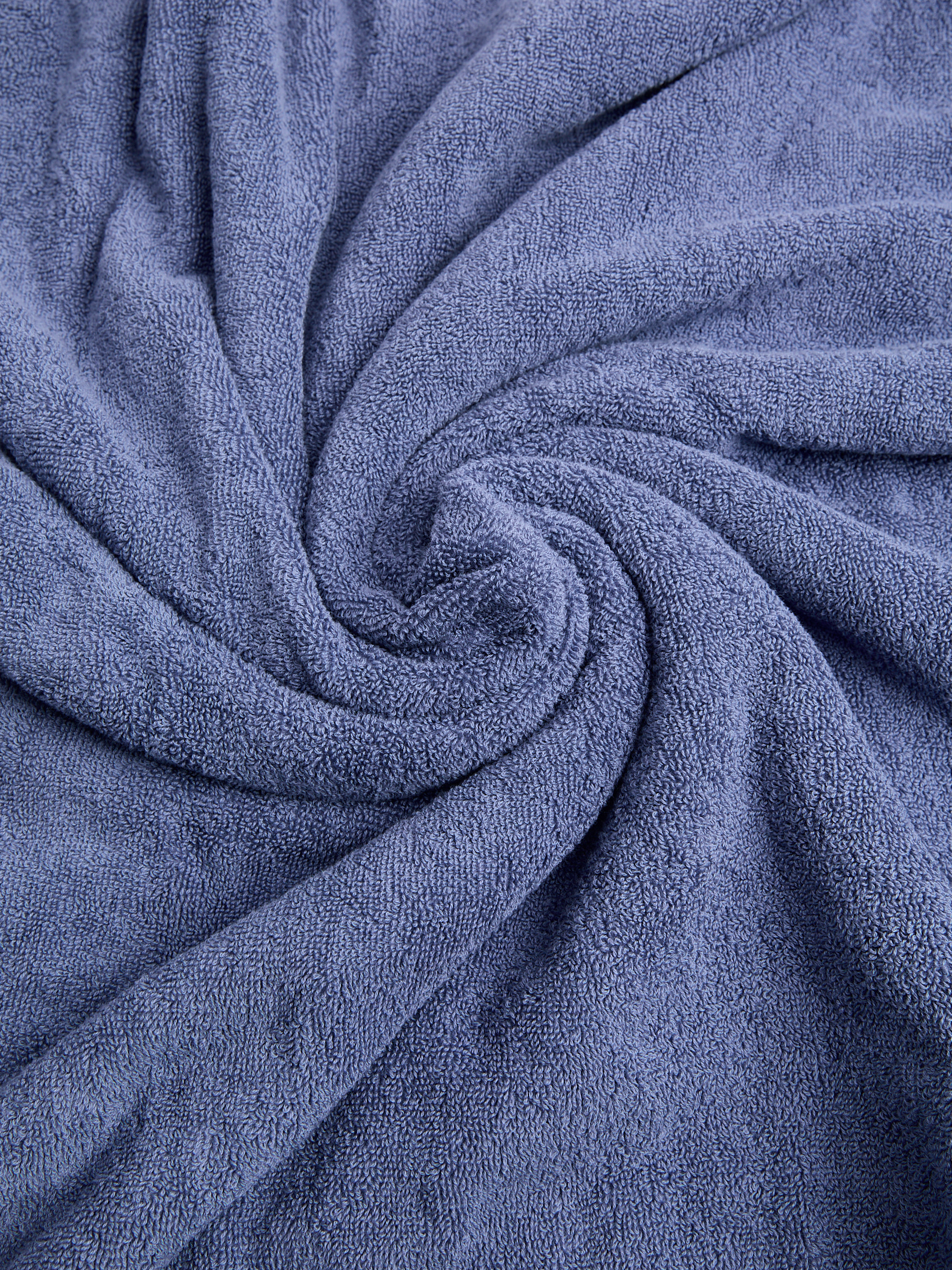 Махровое полотенце-покрывало 100x180 MAISON DAVID 4691235, серо-синий