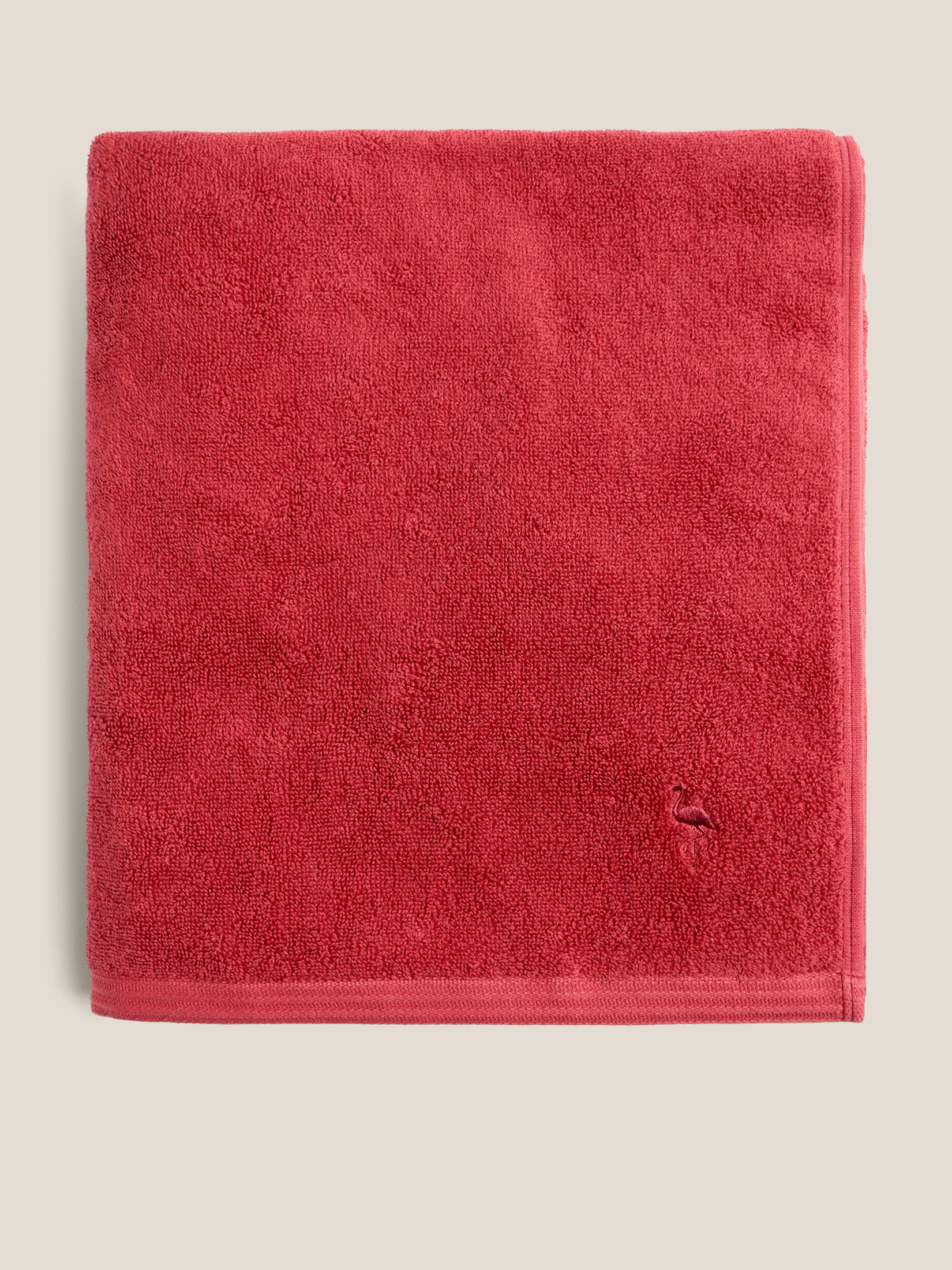 Махровое банное полотенце 100x150 MAISON DAVID 4691204, красный