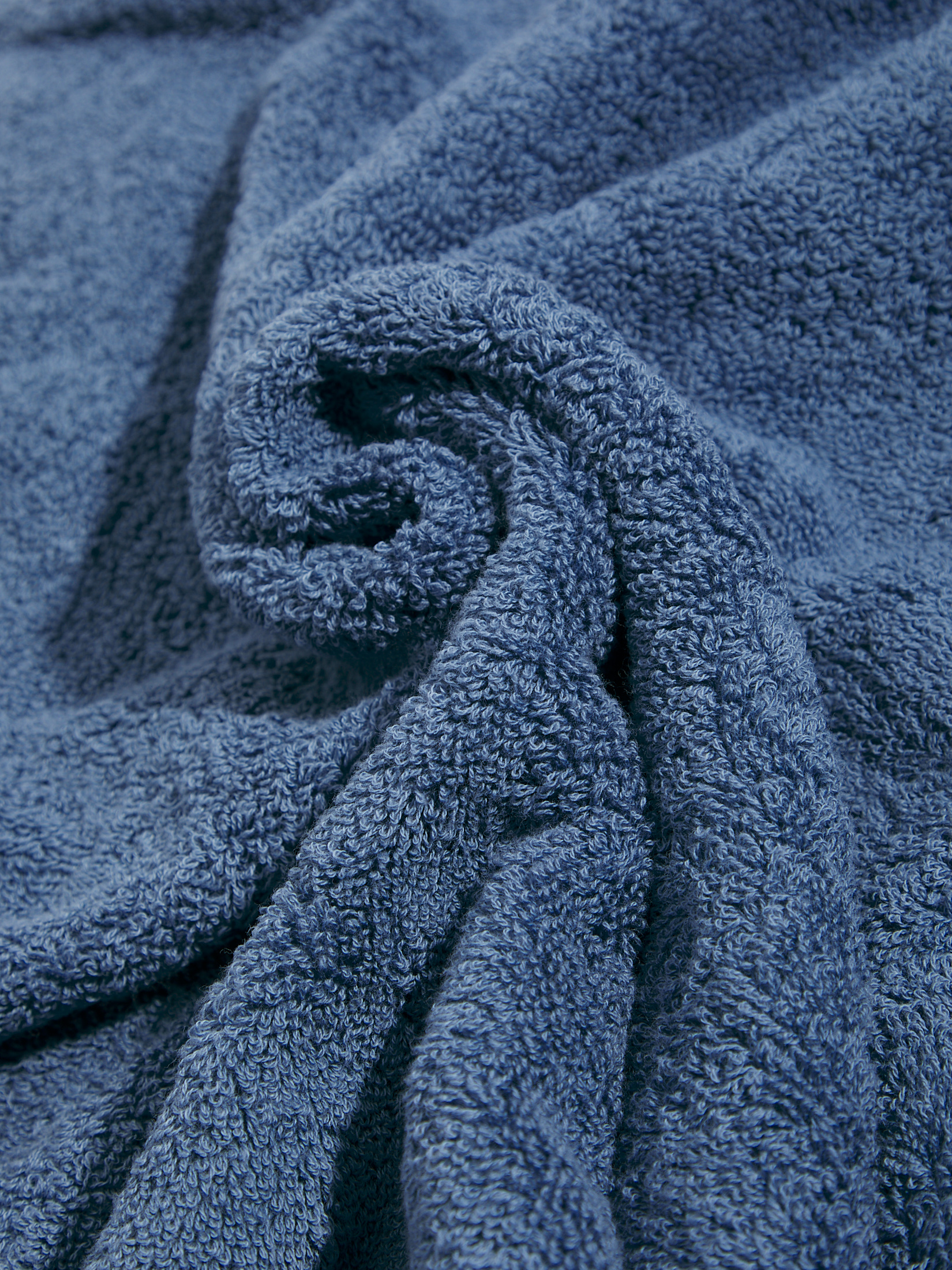 Махровое полотенце-покрывало 100x180 MAISON DAVID 4692337, серо-синий