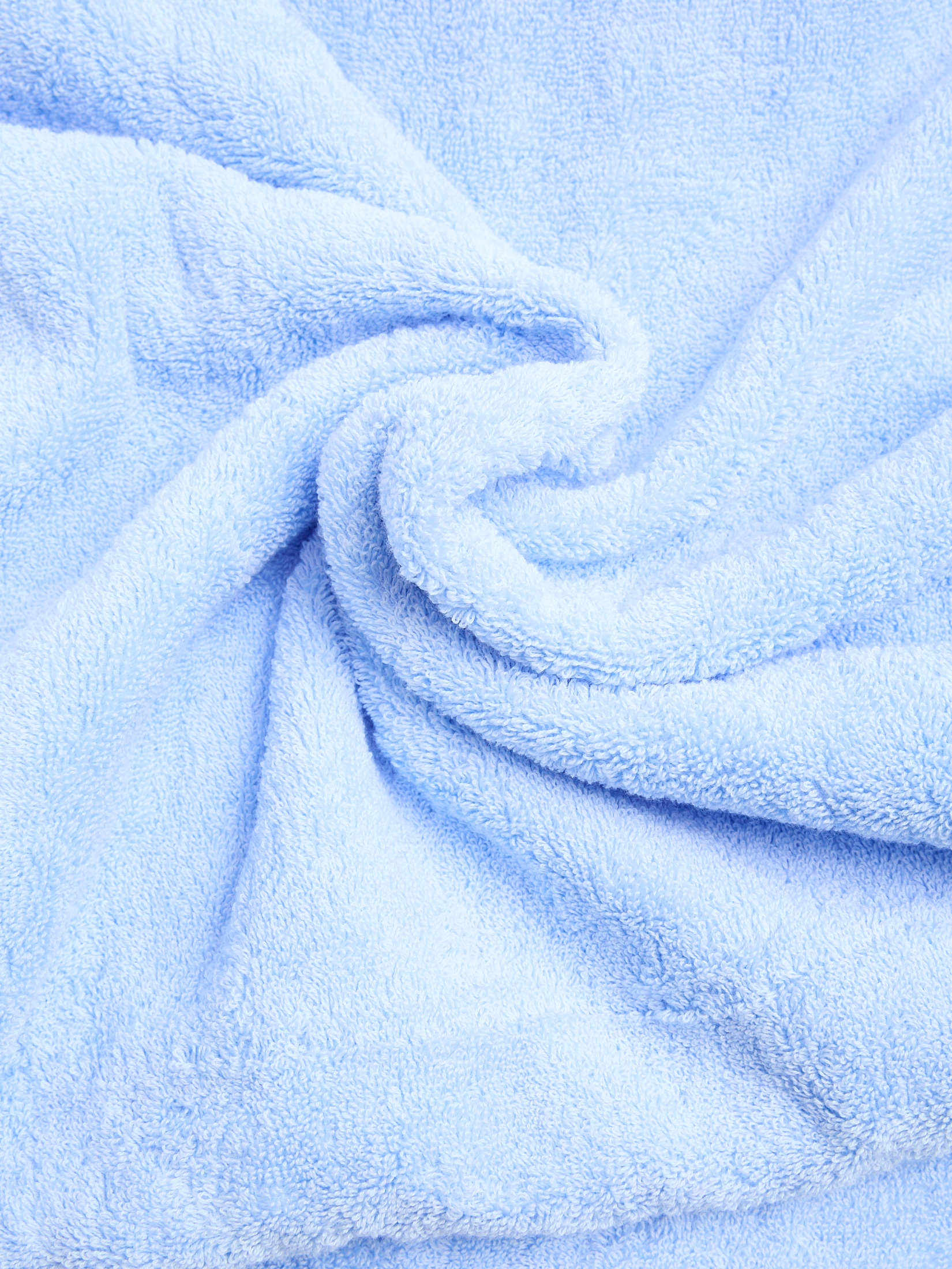 Махровое полотенце-покрывало 100x180 MAISON DAVID 4692335, небесно-голубой