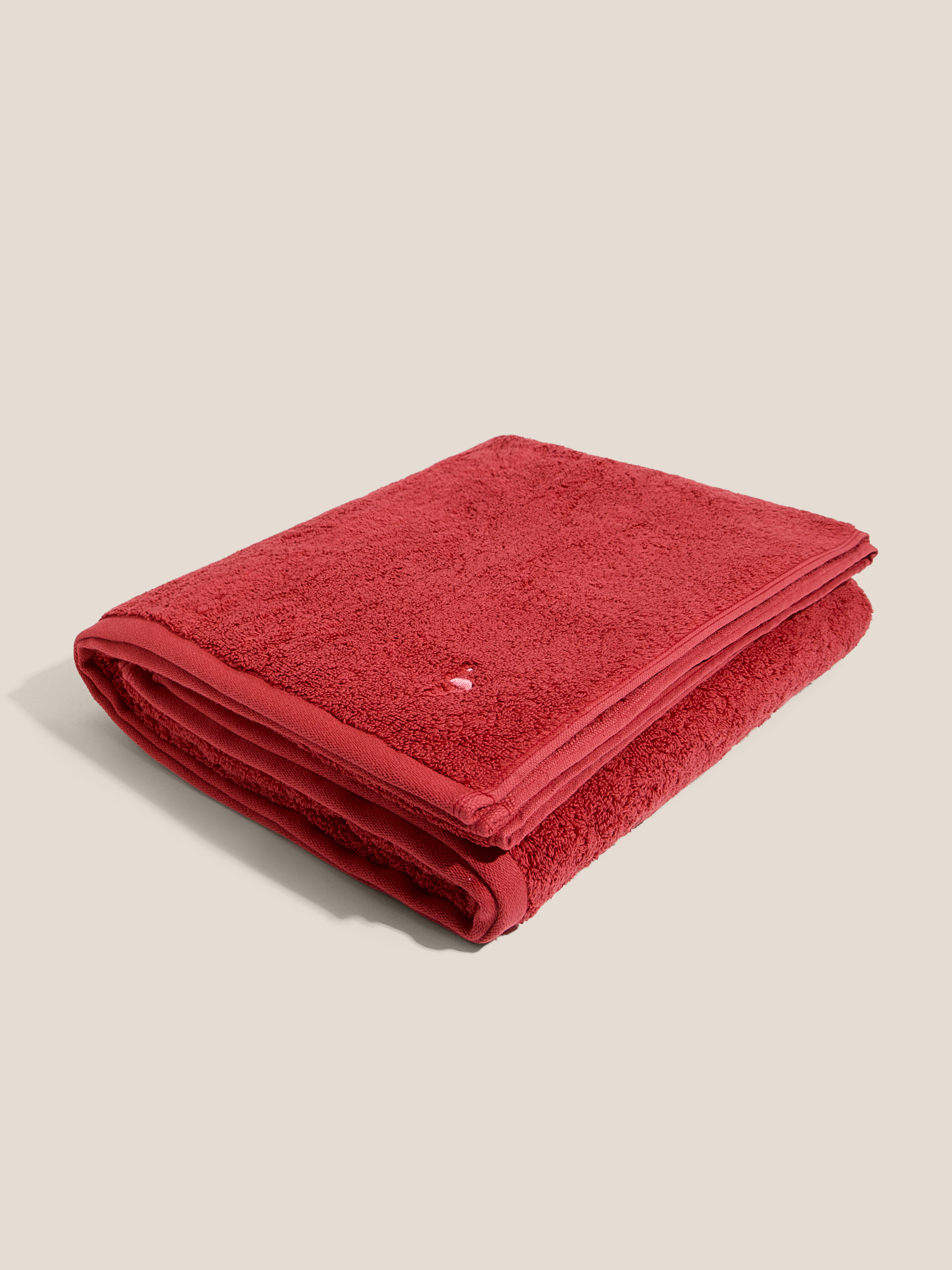 Махровое банное полотенце 100x150 MAISON DAVID 4692316, красный