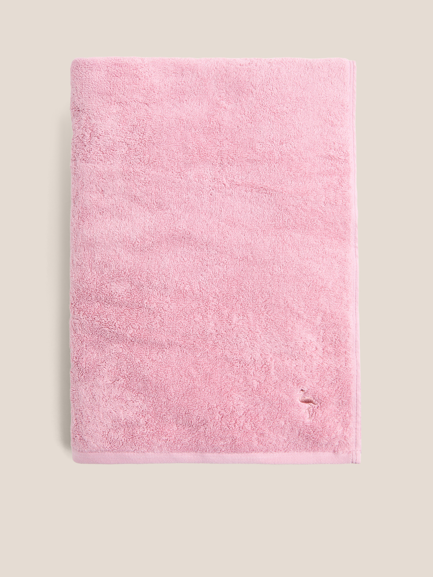Махровое полотенце-покрывало 100x180 MAISON DAVID 4692380, пыльно-розовый
