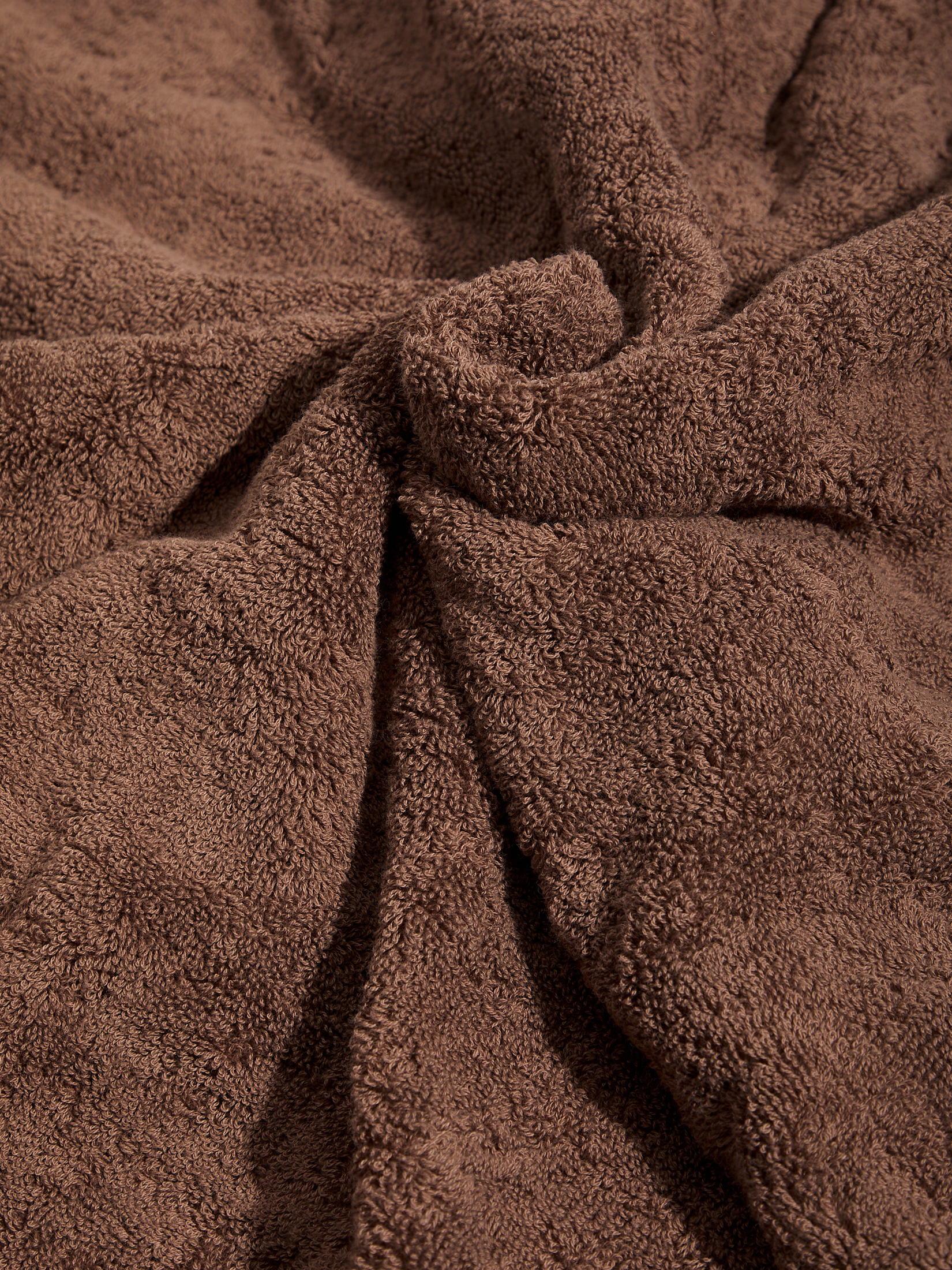 Махровое полотенце-покрывало 100x180 MAISON DAVID 4692346, пыльно-коричневый