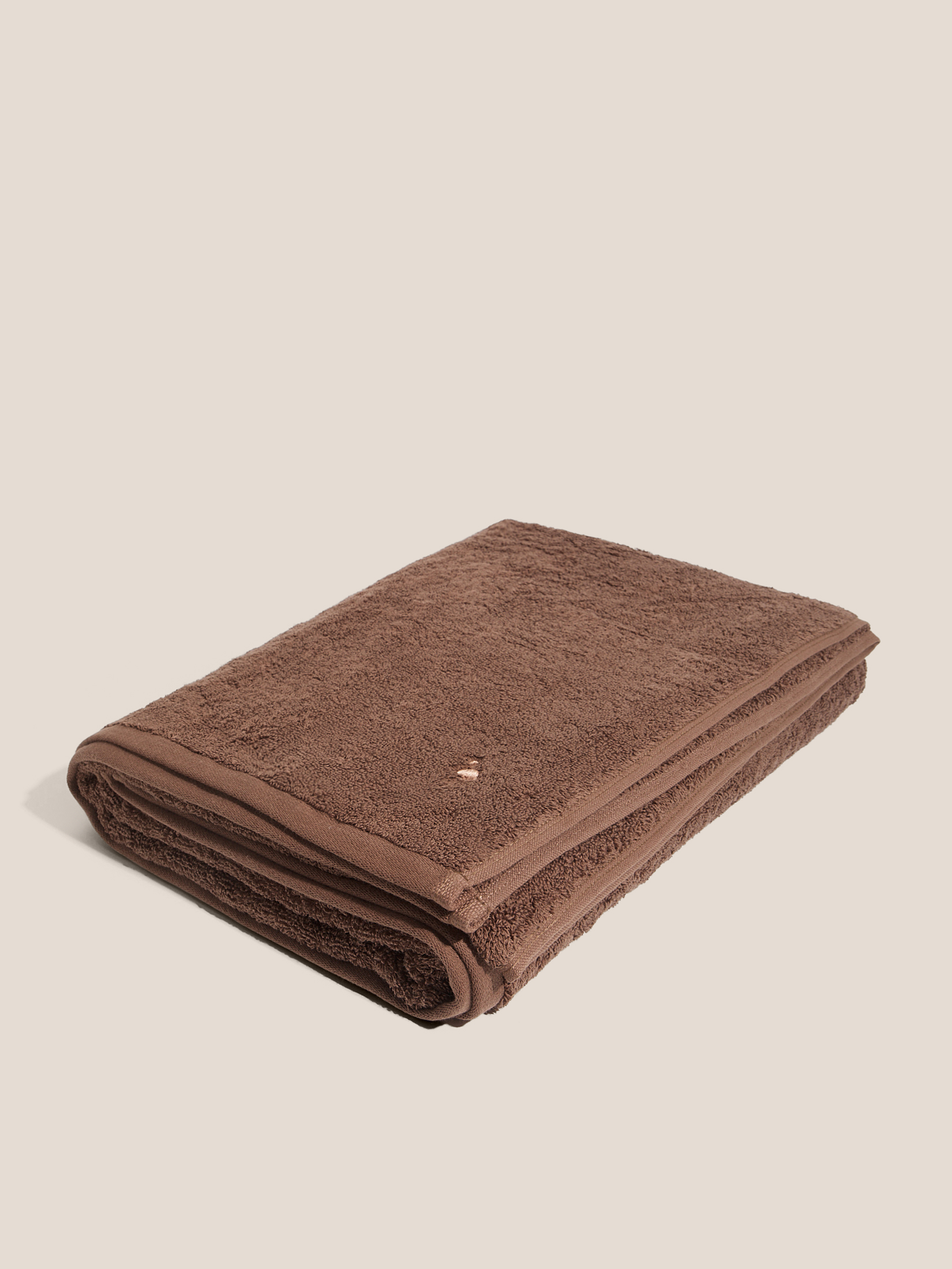 Махровое полотенце-покрывало 100x180 MAISON DAVID 4692346, пыльно-коричневый