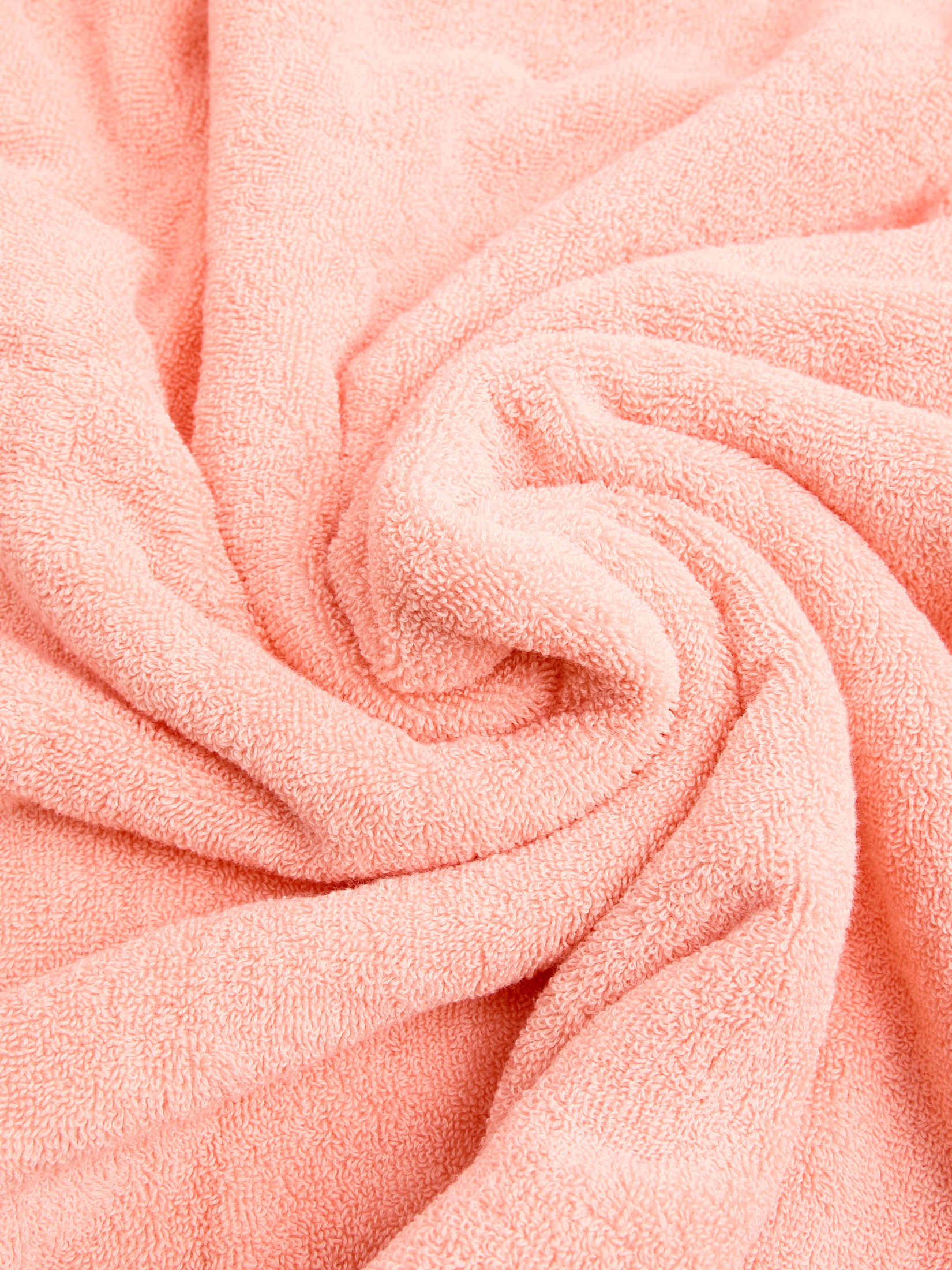 Махровое полотенце-покрывало 100x180 MAISON DAVID 4691316, персиковый