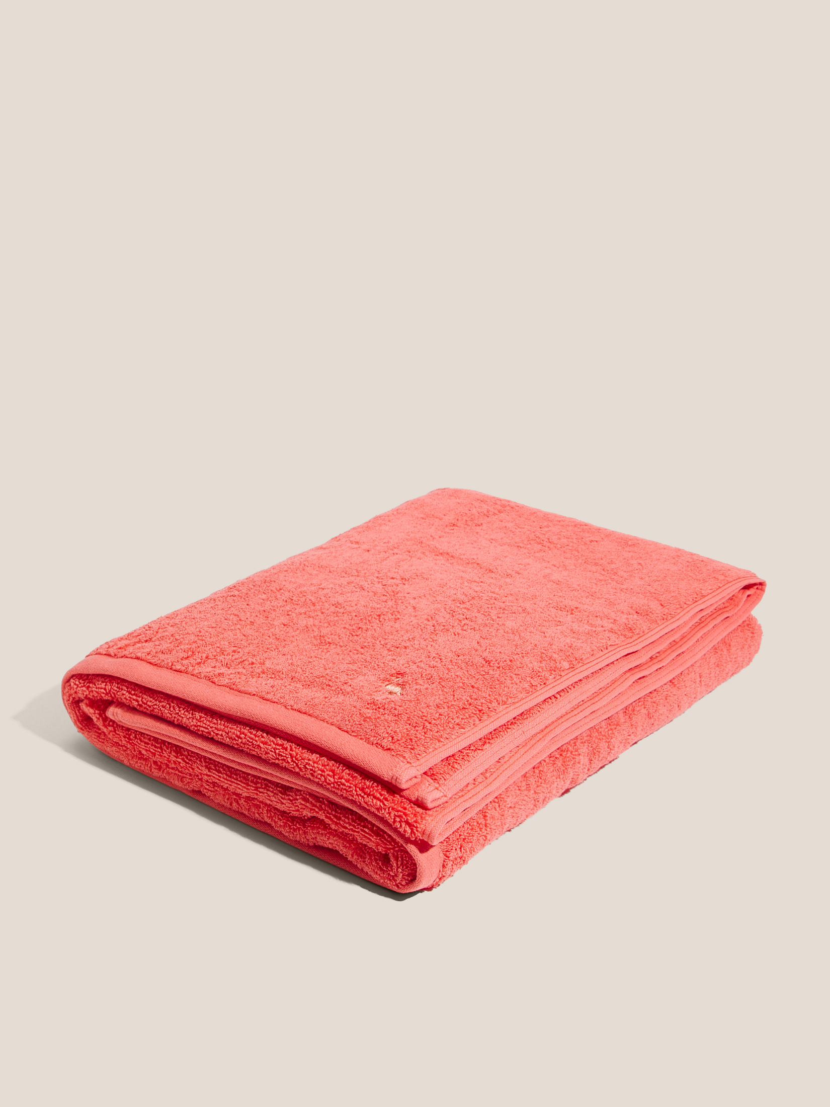 Махровое полотенце-покрывало 100x180 MAISON DAVID 4692344, коралловый