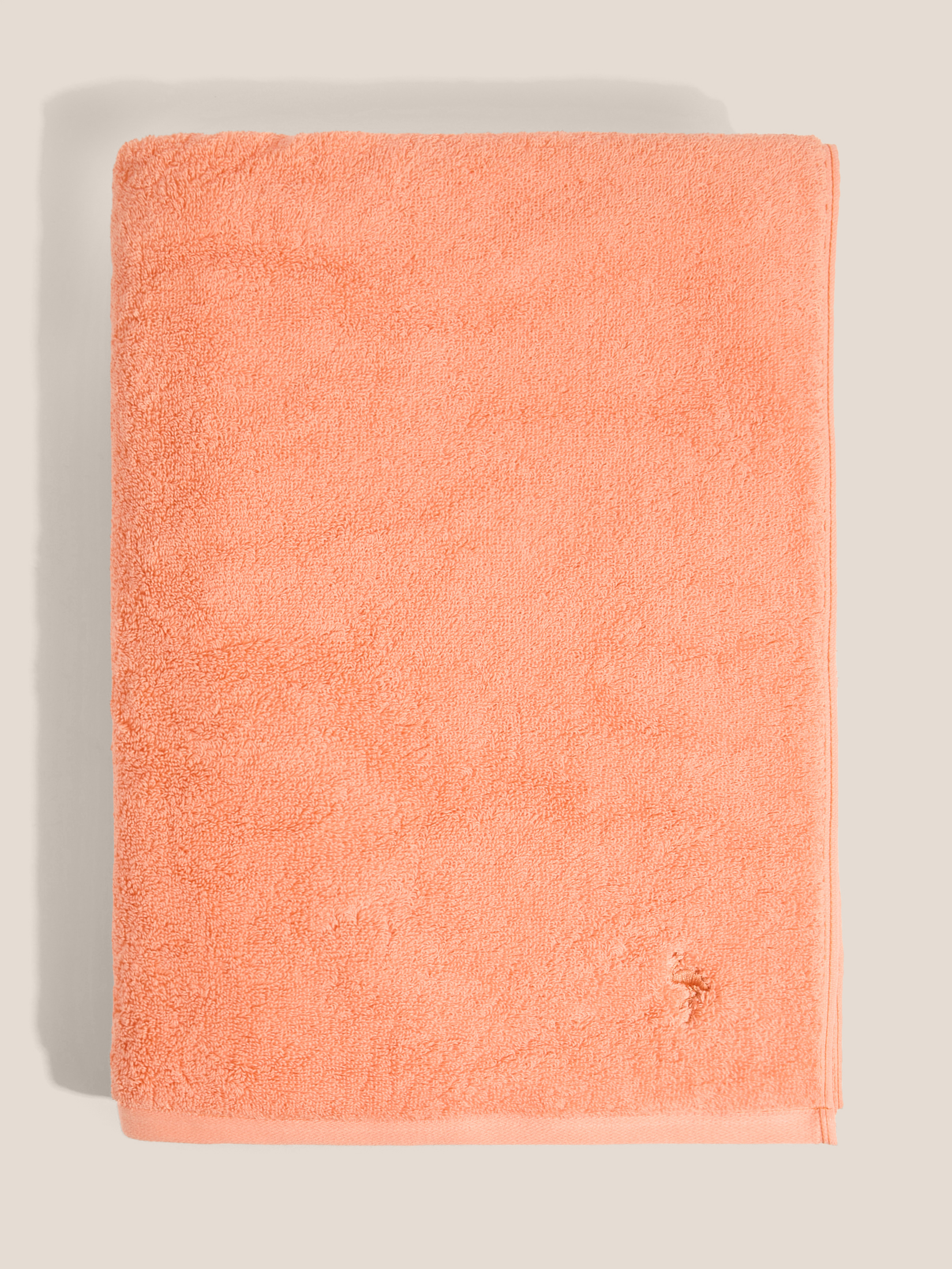 Махровое полотенце-покрывало 100x180 MAISON DAVID 4692390, апельсиновый