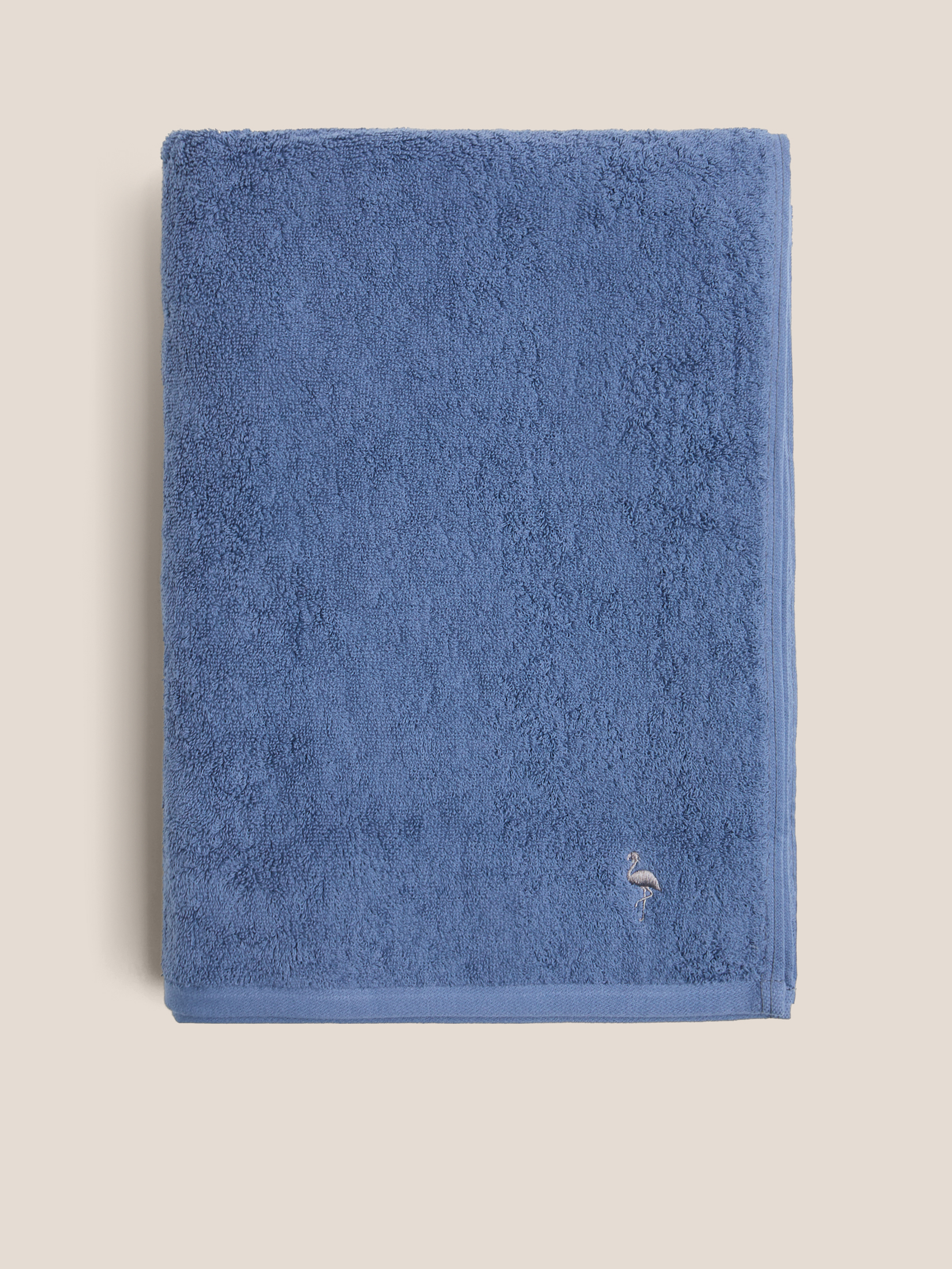 Махровое полотенце-покрывало 100x180 MAISON DAVID 4692337, серо-синий