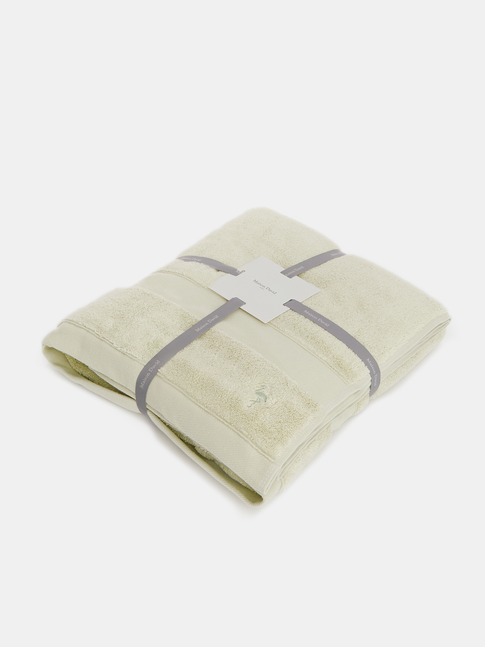 Махровое банное полотенце 100x150 MAISON DAVID 4285030, светло-зеленый