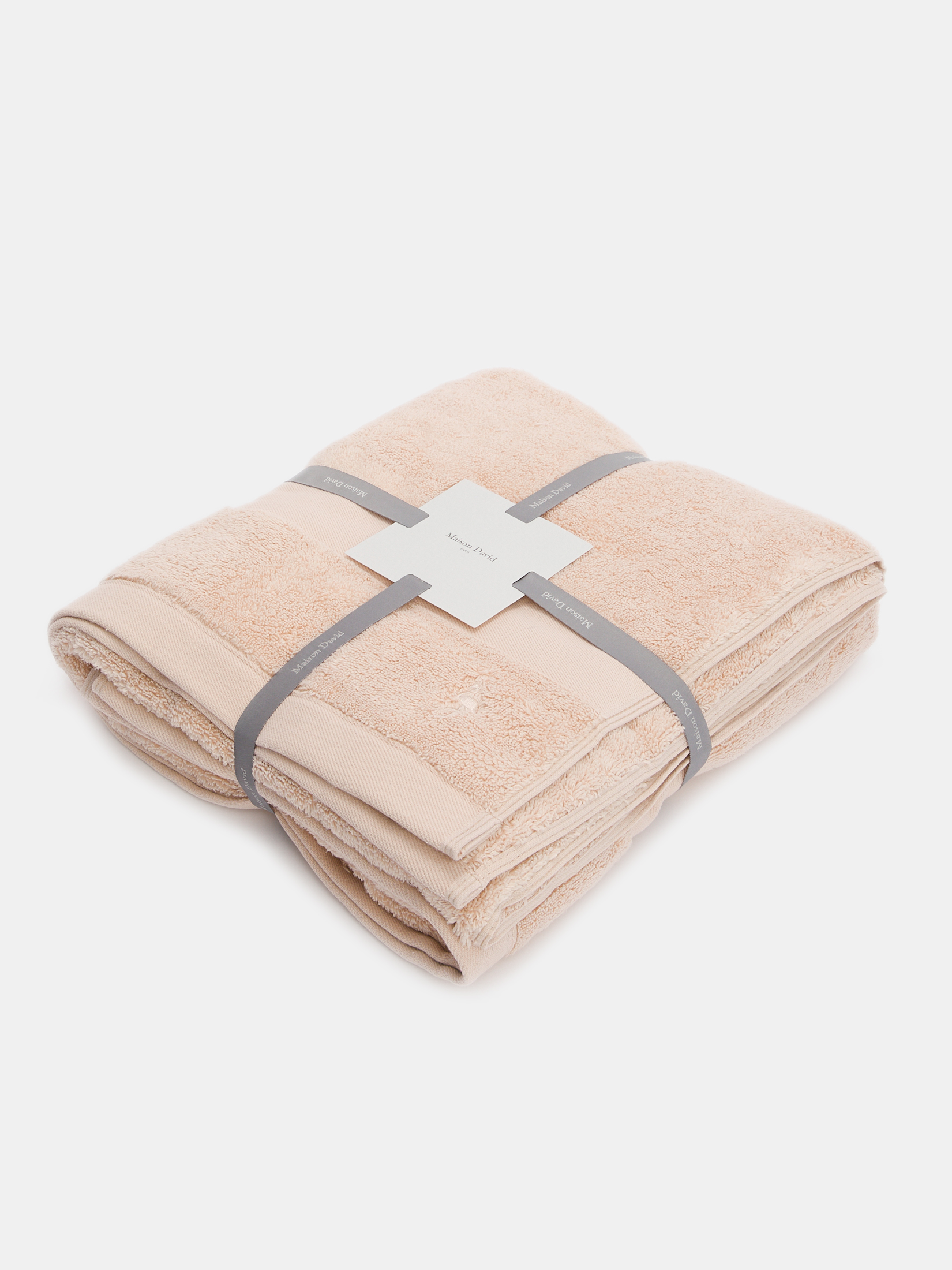 Махровое банное полотенце 100x150 MAISON DAVID 4284983, светло-бежевый