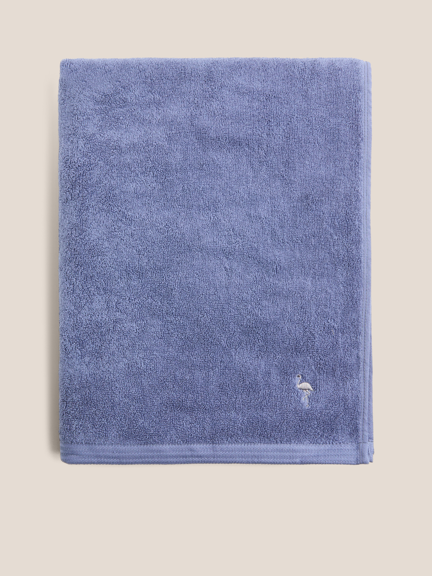 Махровое полотенце-покрывало 100x180 MAISON DAVID 4691235, серо-синий