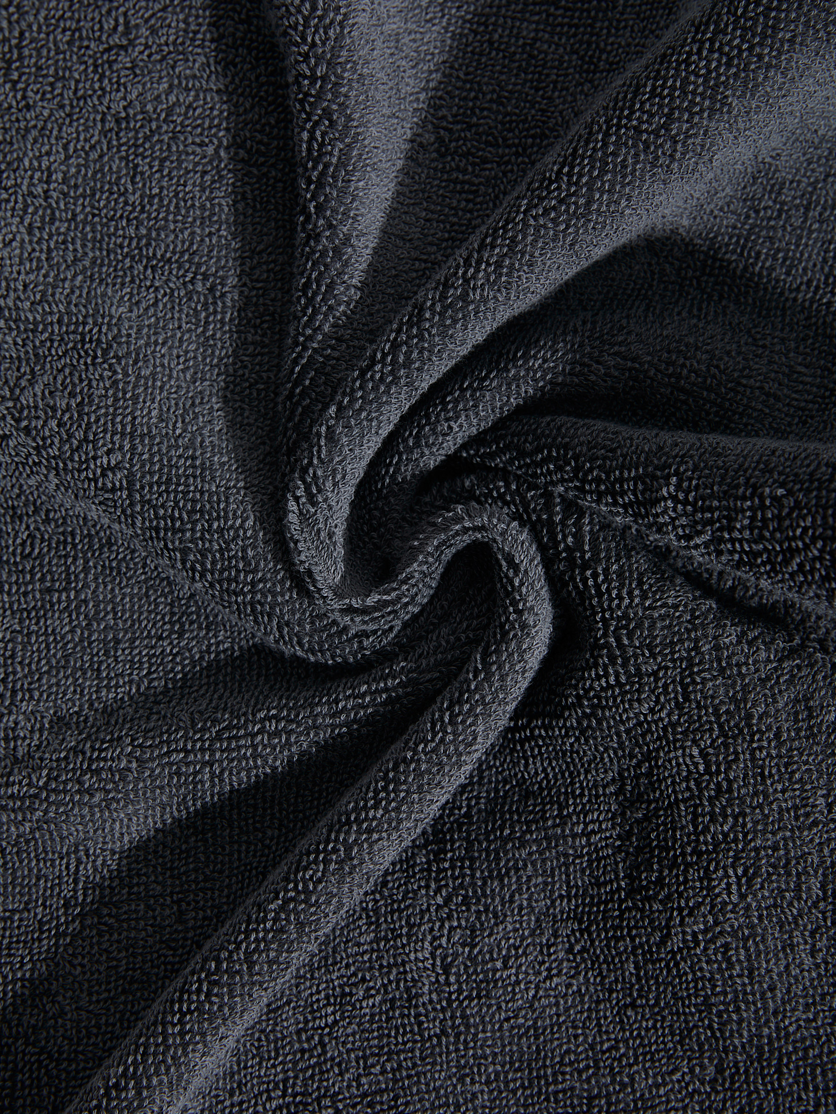 Махровое полотенце-покрывало 100x180 MAISON DAVID 4691262, графитовый