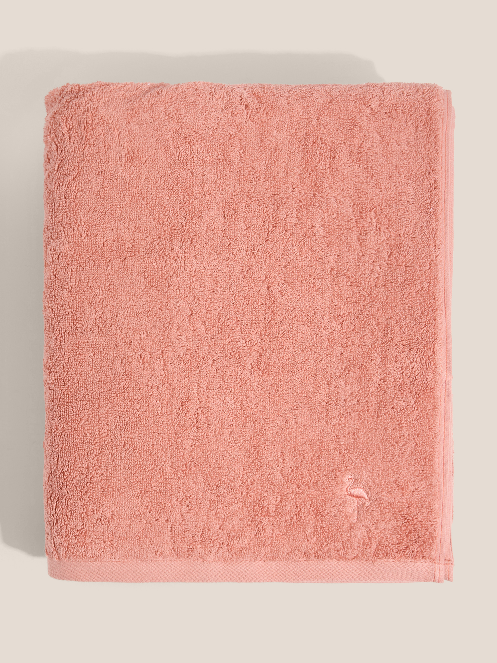 Махровое банное полотенце 100x150 MAISON DAVID 4692153, бежево-розовый